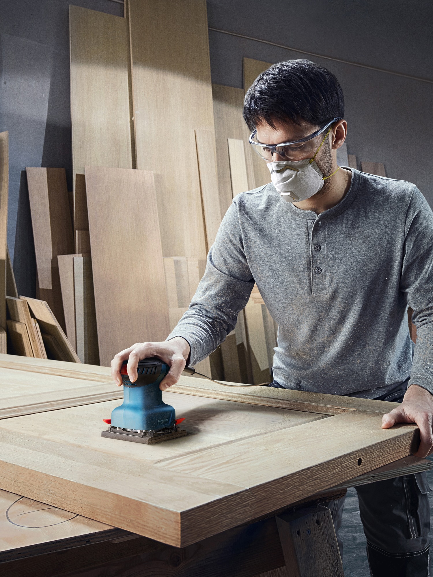 Bosch Professional Schwingschleifer »»GSS 140 A««, 220 W, ideal zum schleifen von Holz, Holzwerkstoffen und Putz