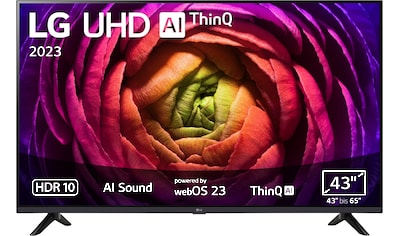 LCD-LED Fernseher »43UR73006LA«, 108 cm/43 Zoll, 4K Ultra HD, Smart-TV, UHD,α5 Gen6 4K...