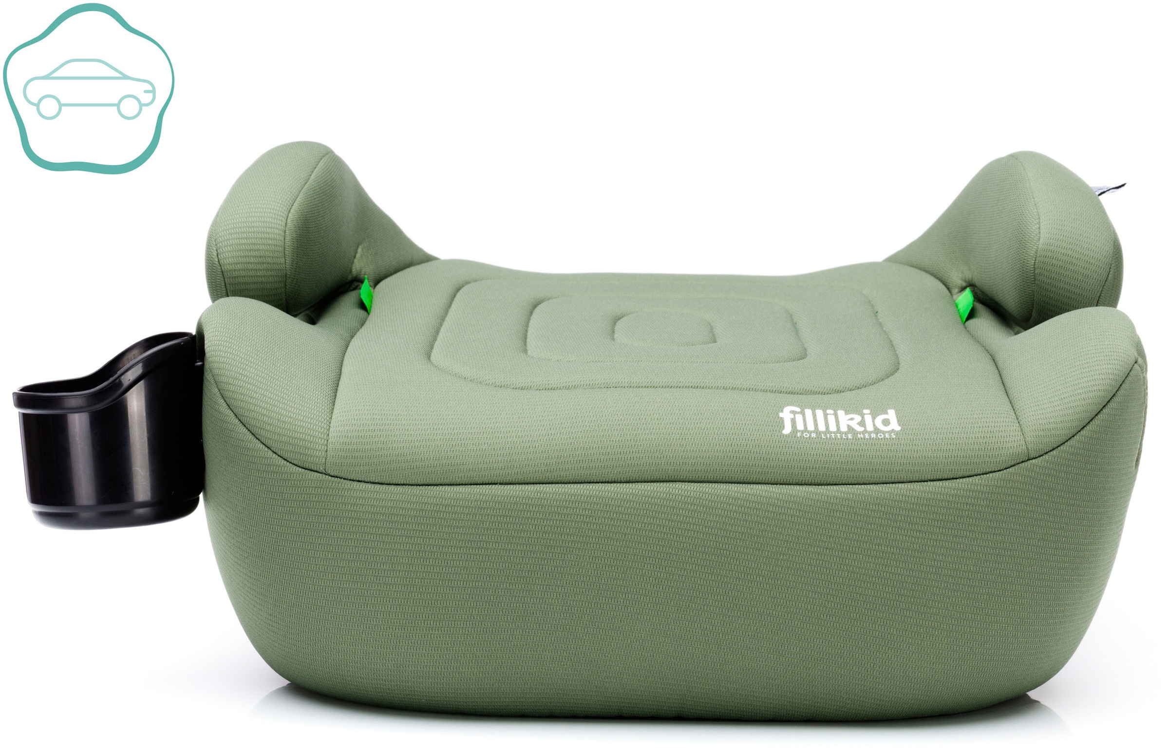 Isofix Farben erhältlich Kindersitzerhöhung Deluxe, verlängerbarer i-size«, »Flip mit Auto 3 Fillikid bestellen