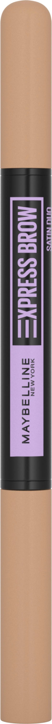 MAYBELLINE NEW YORK Augenbrauen-Stift »EXPRESS BROW SATIN DUO« mit Duo-Applikator