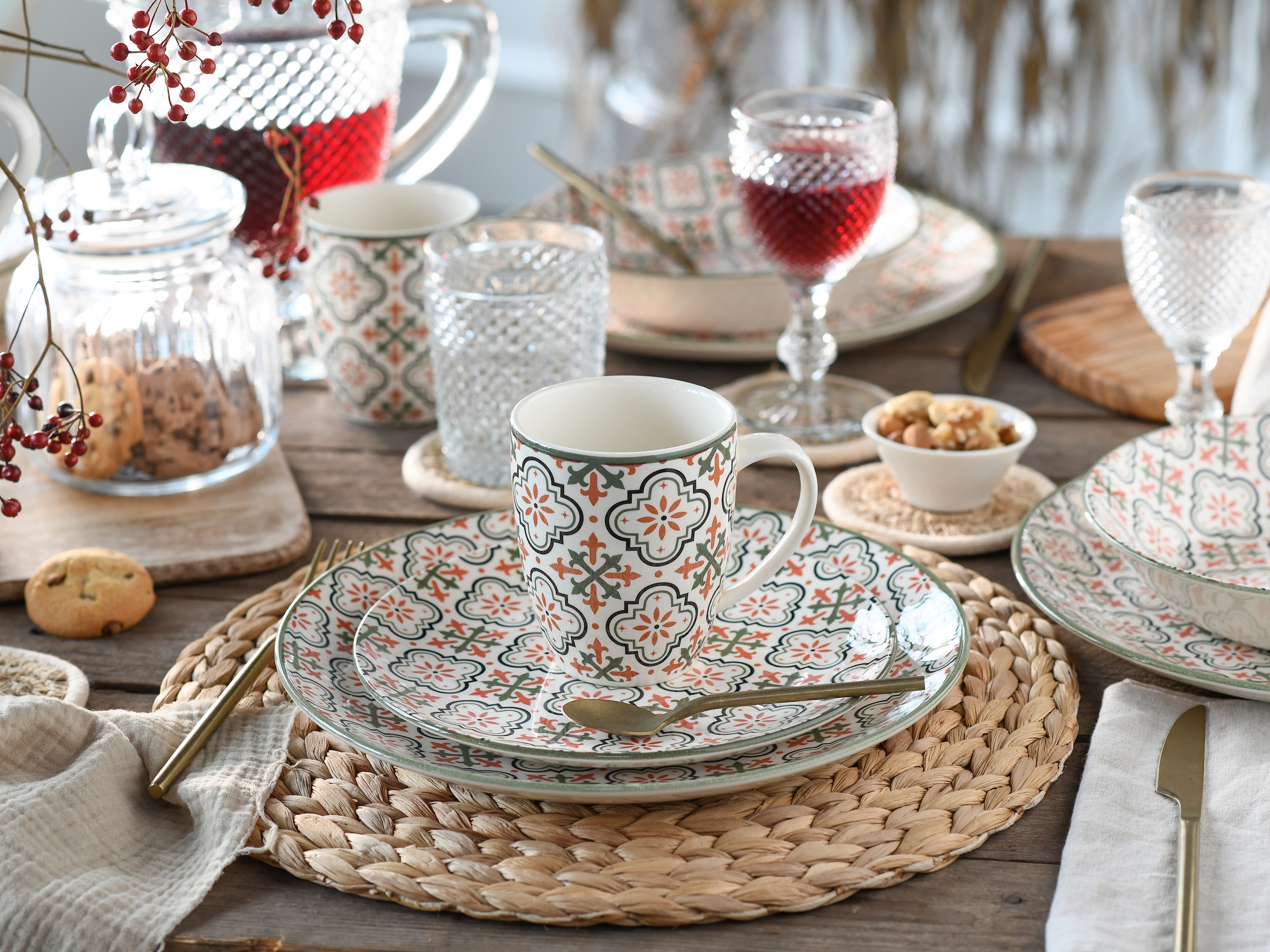 CreaTable Kombiservice »Rumi« orientalisch mediterraner Stil