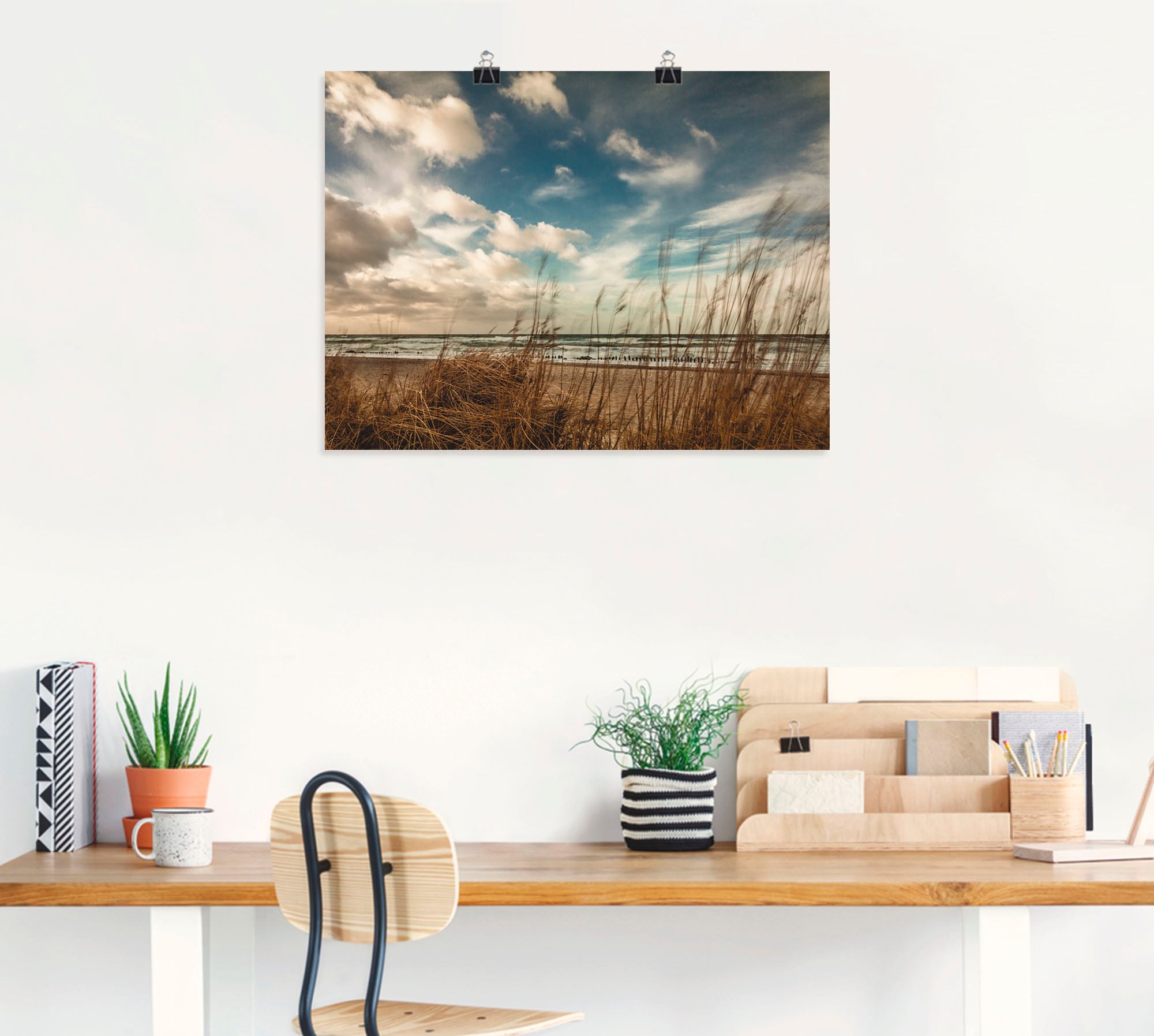 Artland Wandbild »An der Küste der Ostsee«, Gewässer, (1 St.), als Leinwandbild, Poster in verschied. Größen