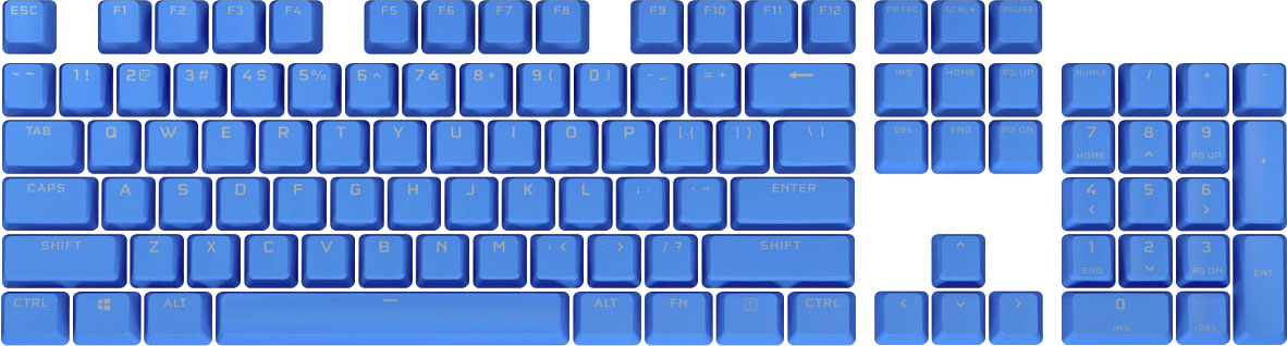 Tastatur-Tastenkappen »PBT DOUBLE-SHOT PRO-Tastenkappen-Mod-Kit«