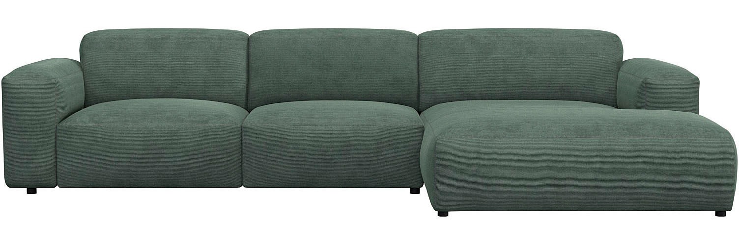FLEXLUX Ecksofa »Lucera bequem und komfortabel durch hochwertigen Sitzaufba günstig online kaufen