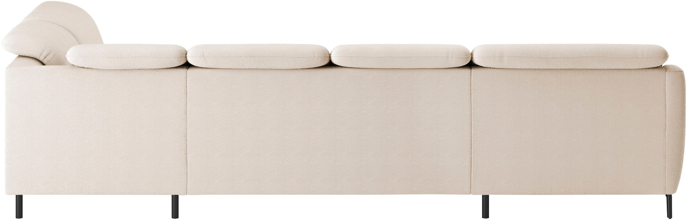 sit&more Wohnlandschaft »Blues U-Form«, inkl. Kopfteilverstellung, wahlweise mit Klapptisch und USB