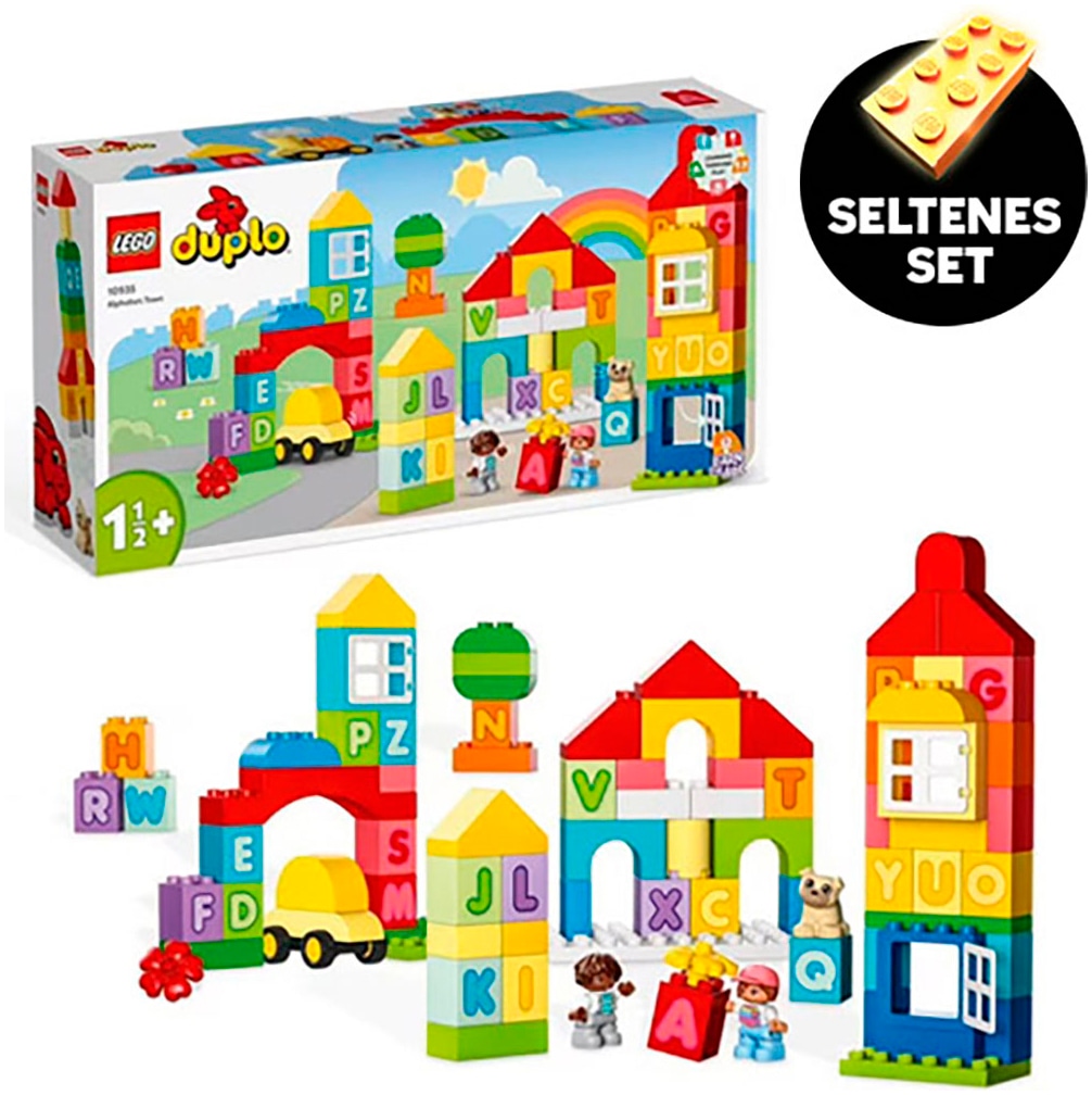 LEGO® Konstruktionsspielsteine »ABC-Stadt (10935), LEGO® DUPLO Classic«, (87 St.), Made in Europe