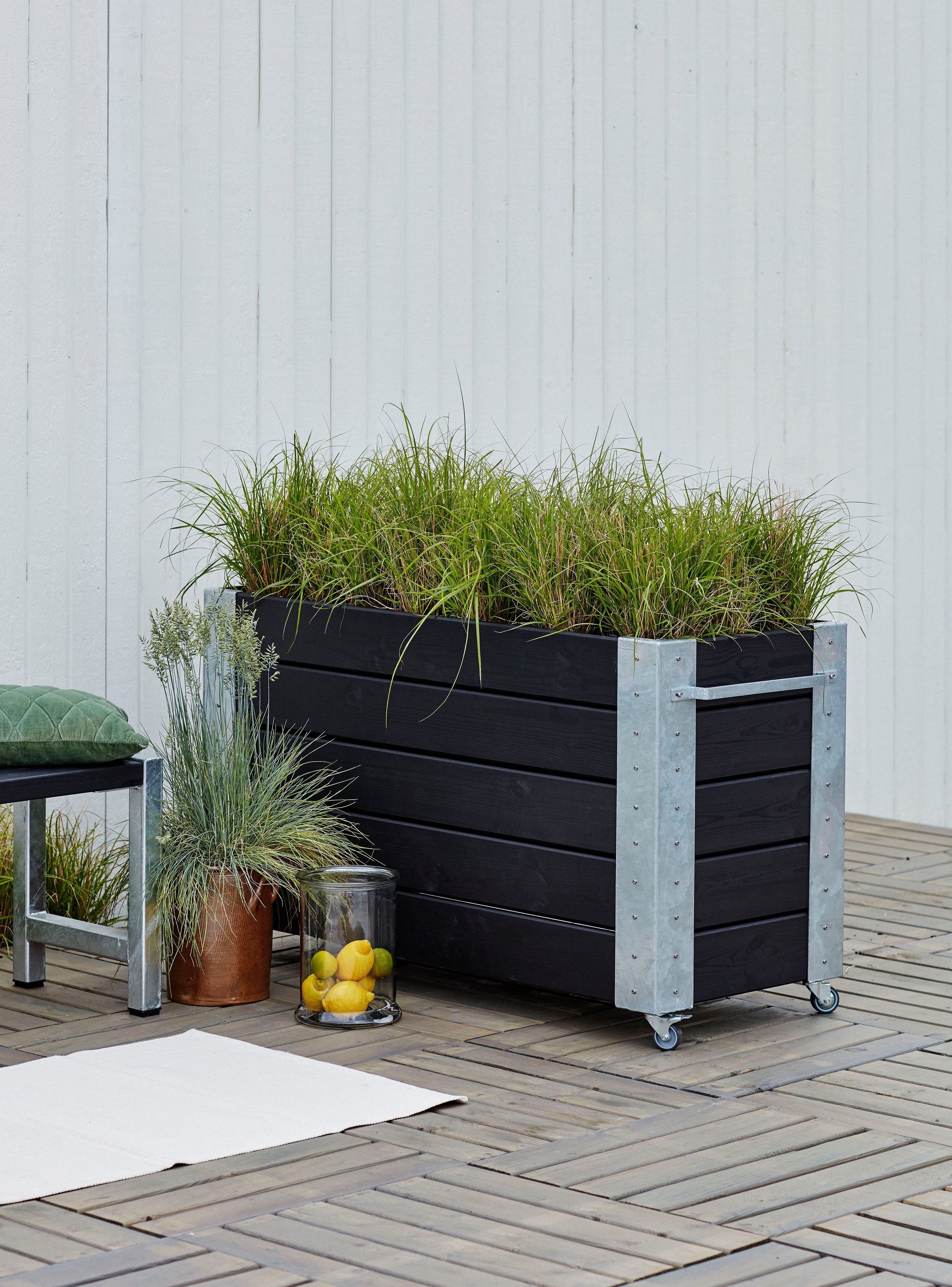PLUS Blumenkasten »Cubic«, BxTxH: 50x120x70 cm