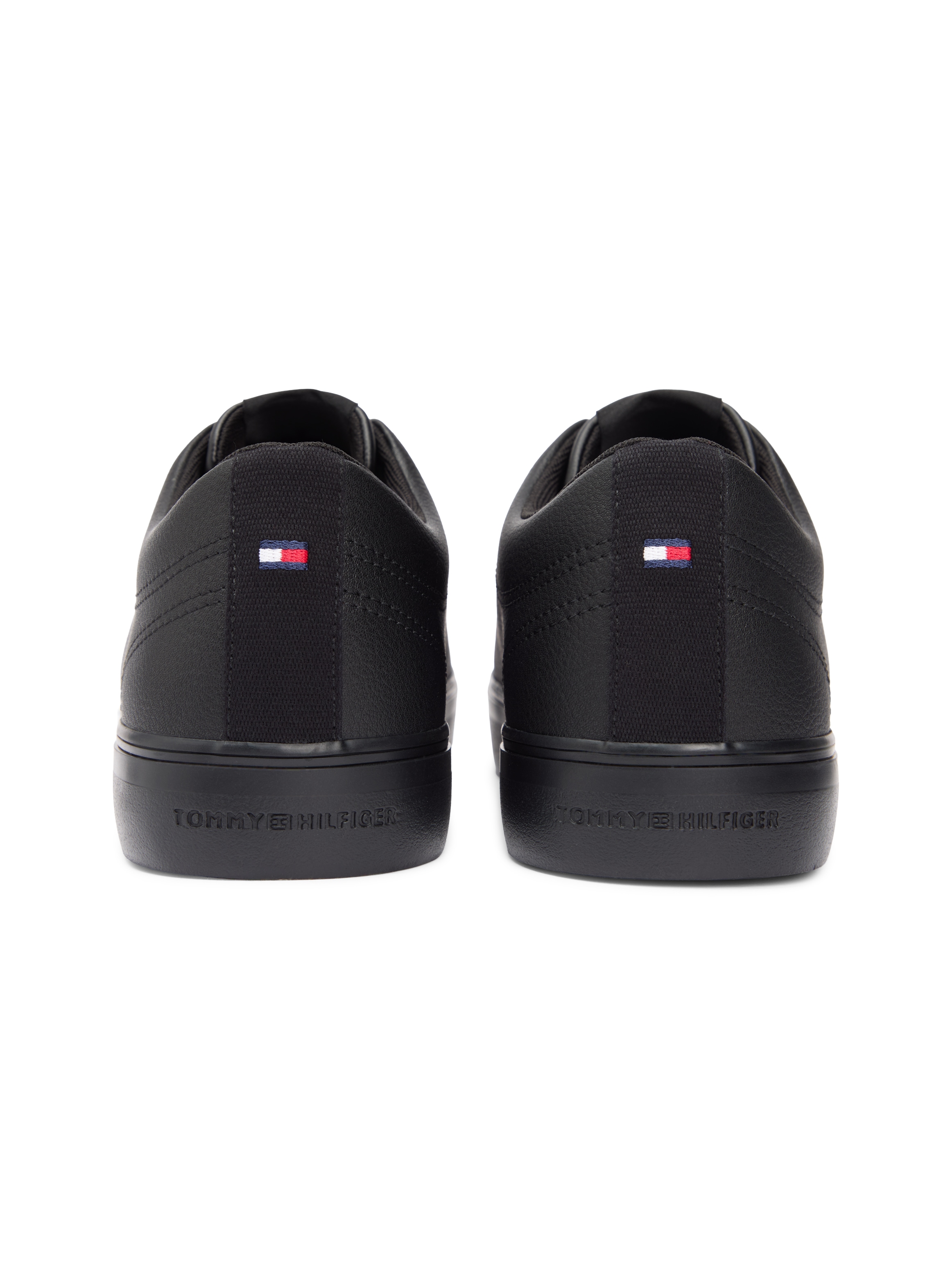 Tommy Hilfiger Sneaker »TH HI VULC CORE LOW LTH II ESS«  , Freizeitschuh, Halbschuh, Schnürer in schmaler Form