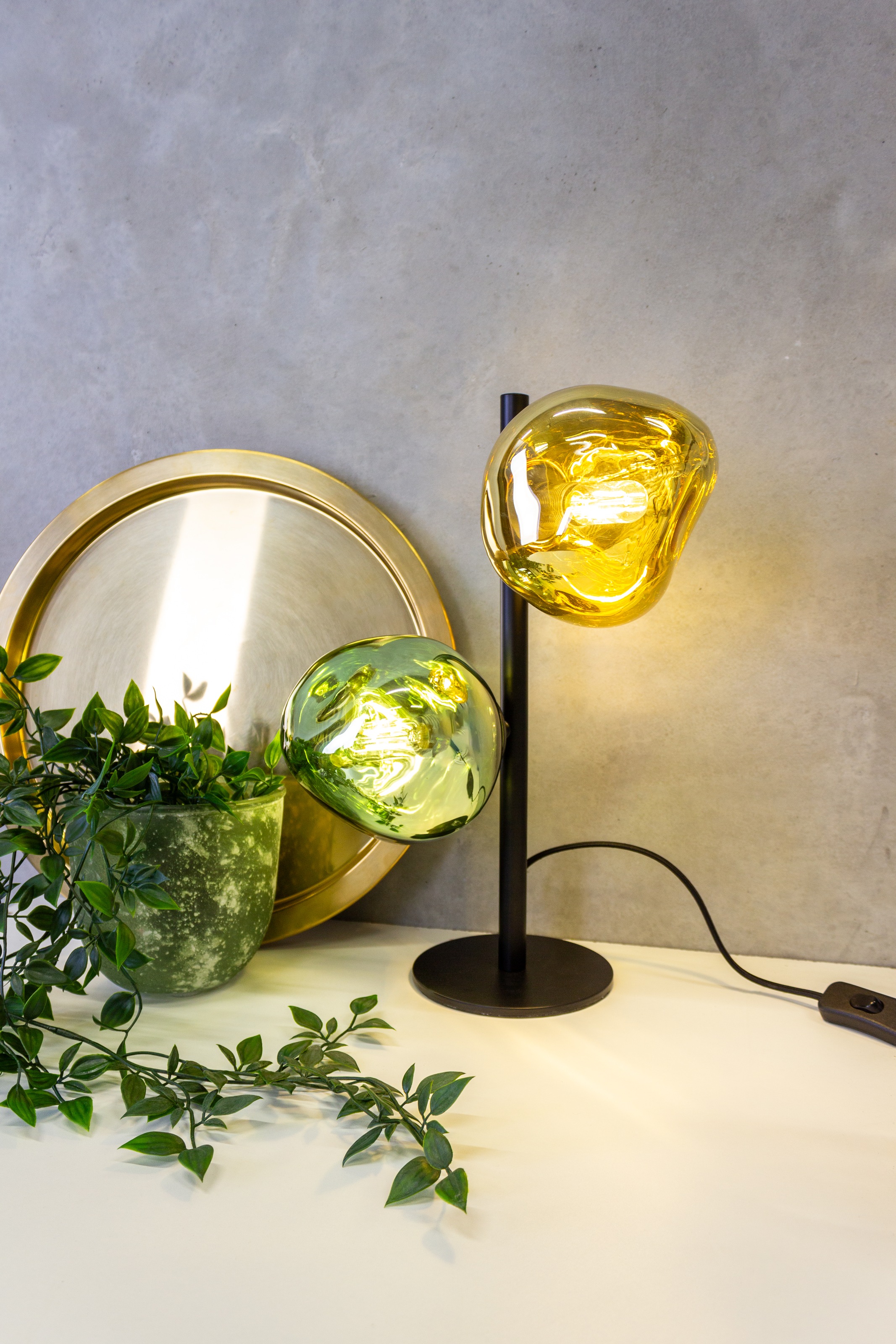 ECO-LIGHT Tischleuchte »Canopus«, 2 flammig, Leuchtmittel E14   ohne Leucht günstig online kaufen