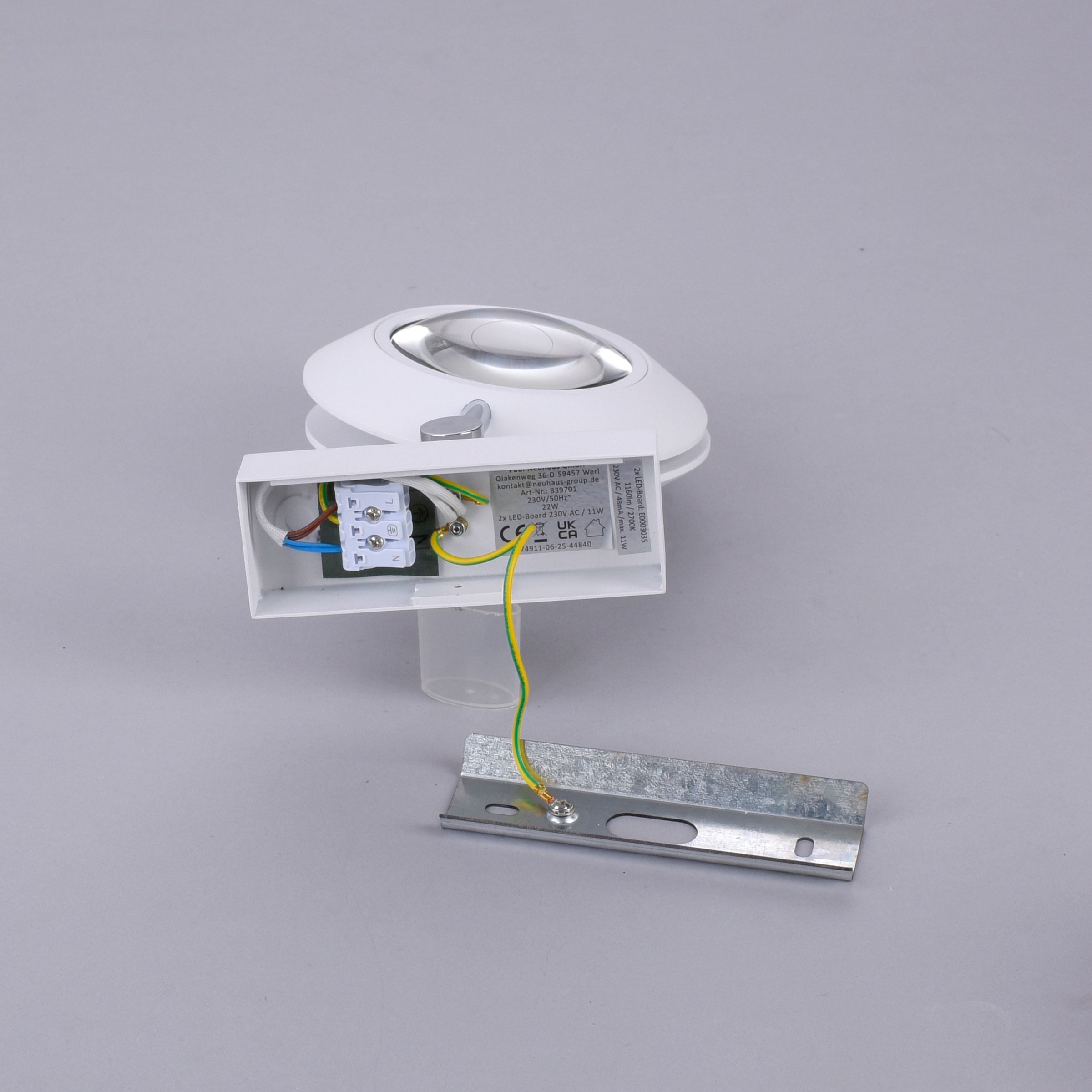 Neuhaus PURE LED Wandleuchte »PURE Oculis« LED-Board 1 Stk. Warmweiß Dimmfähig über separaten Tronicdimmer, dreh- & schwenkbar