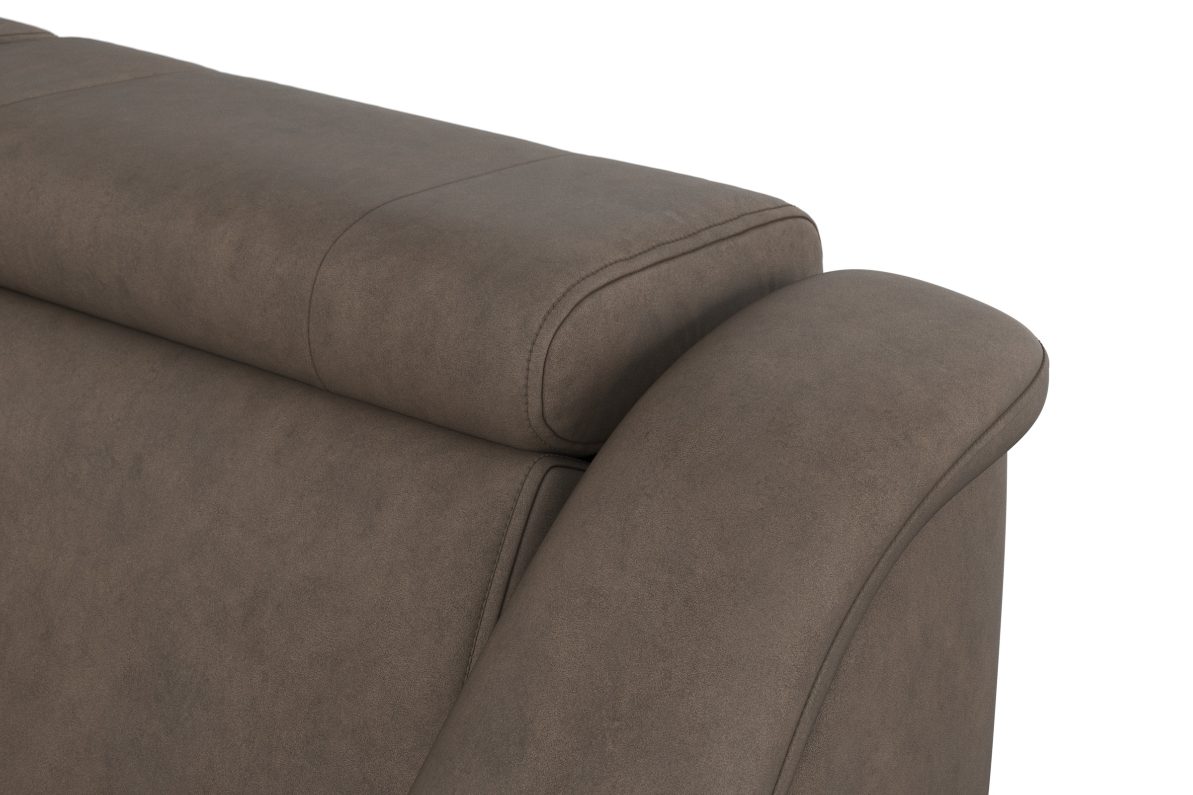 sit&more Ecksofa »Freetown L-Form«, inklusive Kopfteilverstellung und komfortablem Federkern