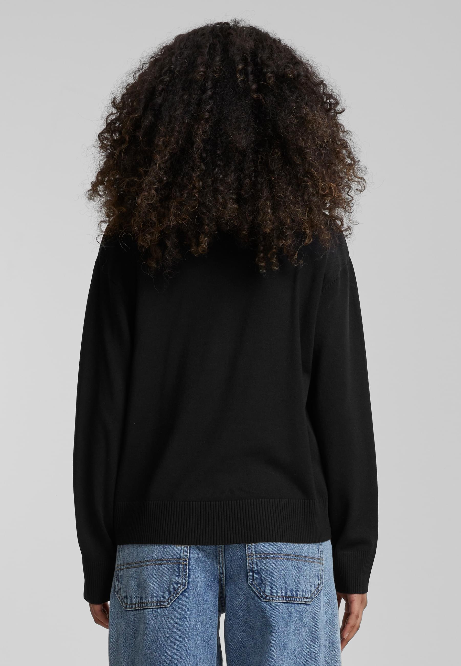 URBAN CLASSICS Strickjacke »Urban Classics Damen Ladies Knitted Cardigan« 1 Stk.