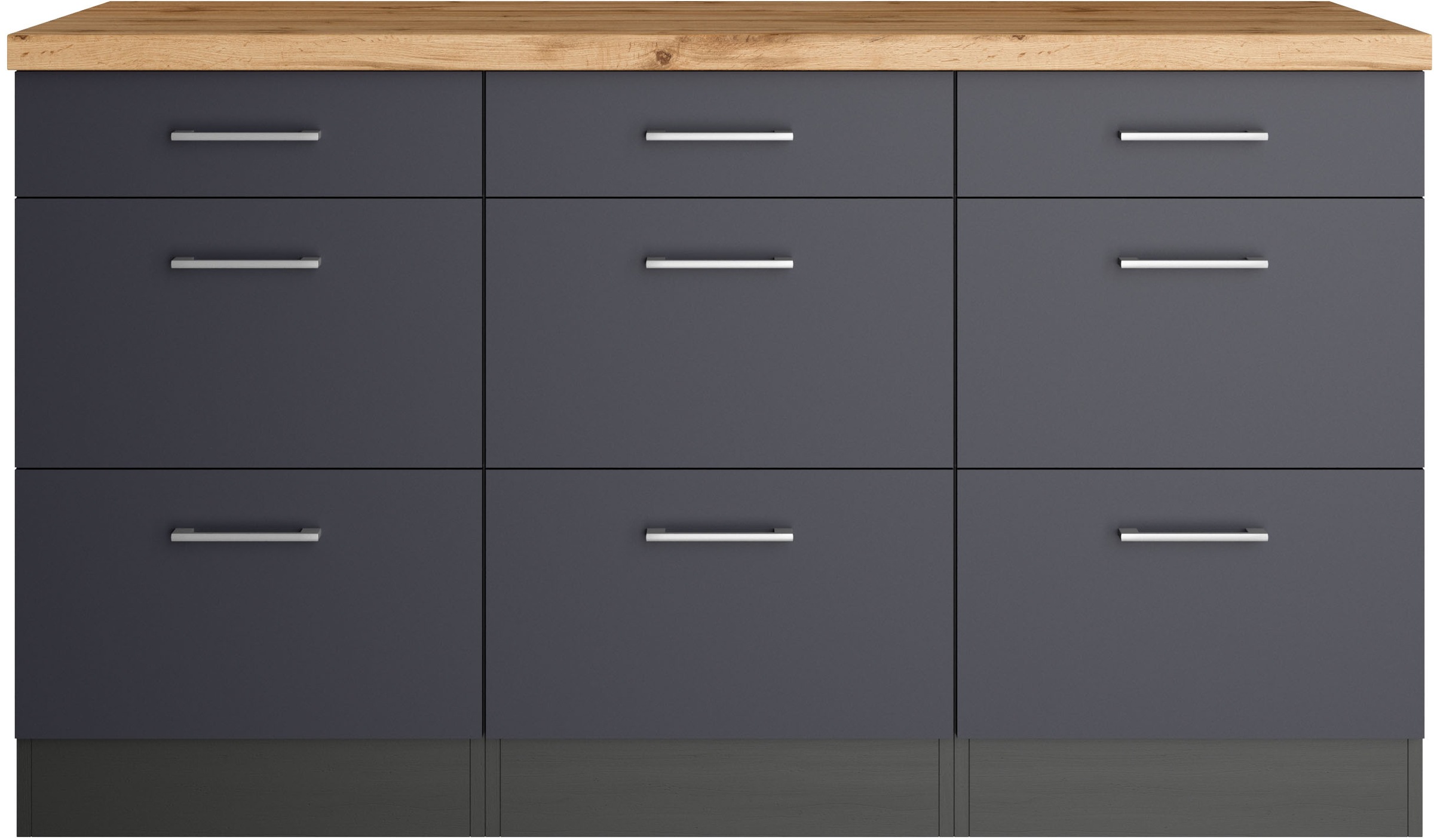 KOCHSTATION Unterschrank »KS-Milan« Auszugschrank 150 cm, matte oder hochgl günstig online kaufen