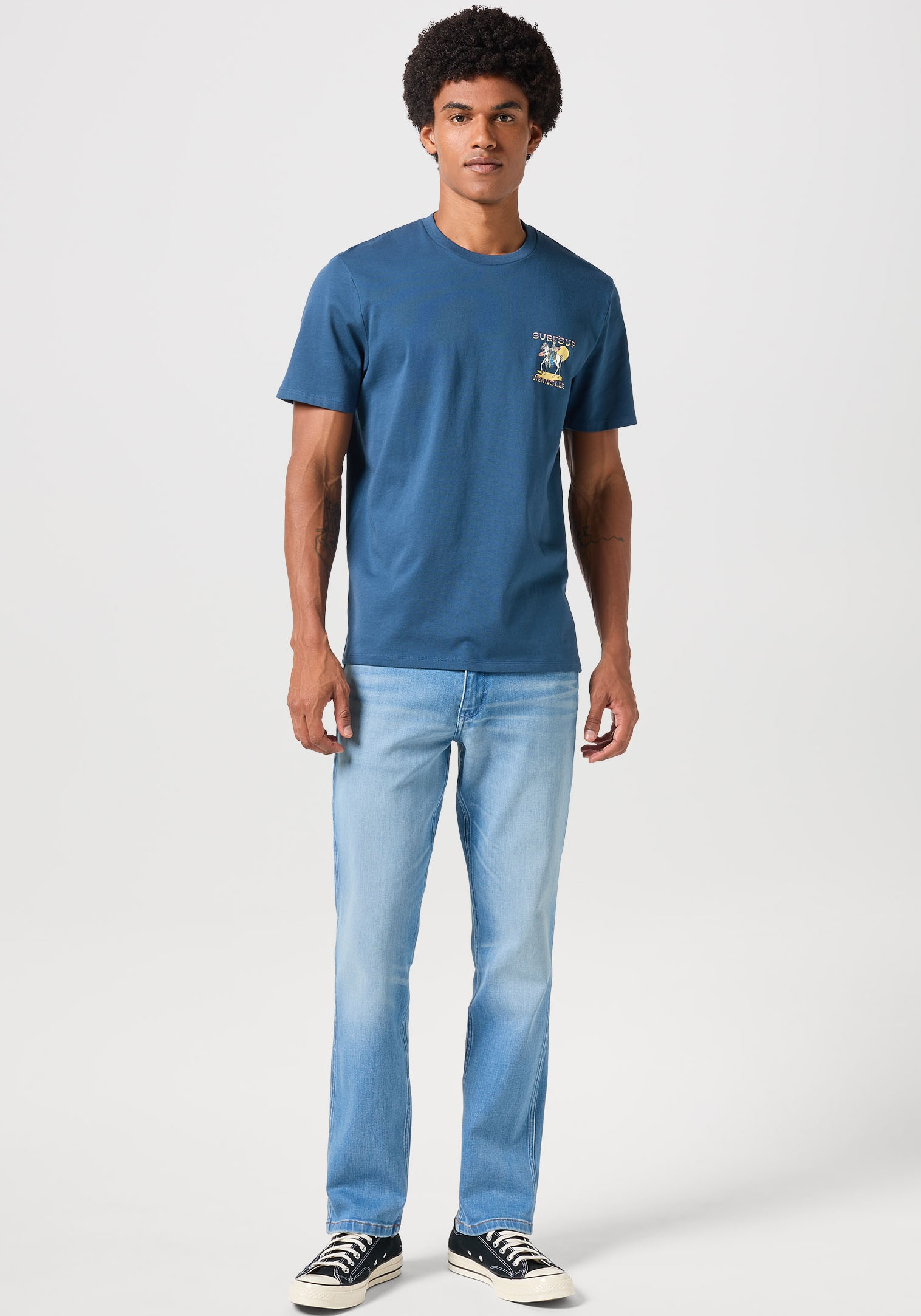 Wrangler Straight-Jeans »GREENSBORO FREE TO STRETCH«, Free to stretch material
