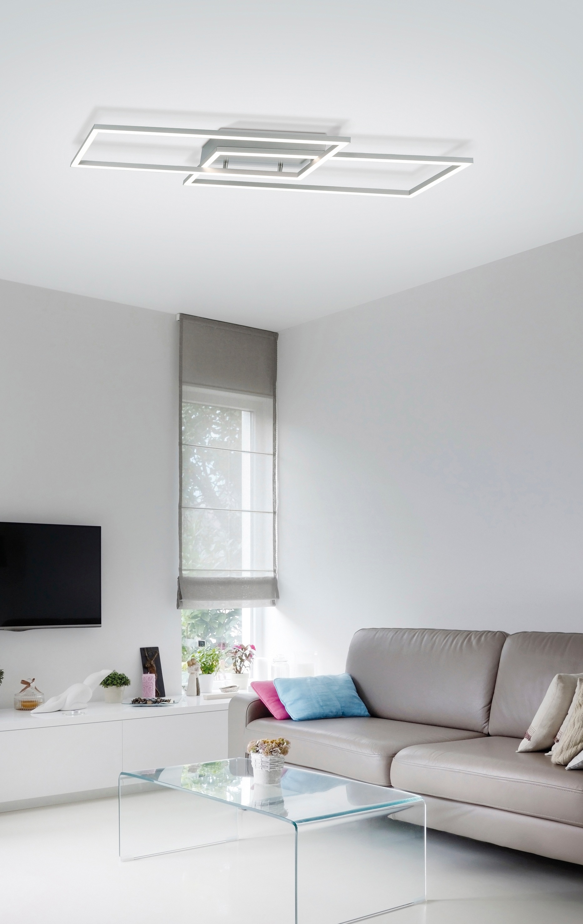 Paul Neuhaus LED Deckenleuchte »Inigo«, 2 flammig, Leuchtmittel LED-Board günstig online kaufen