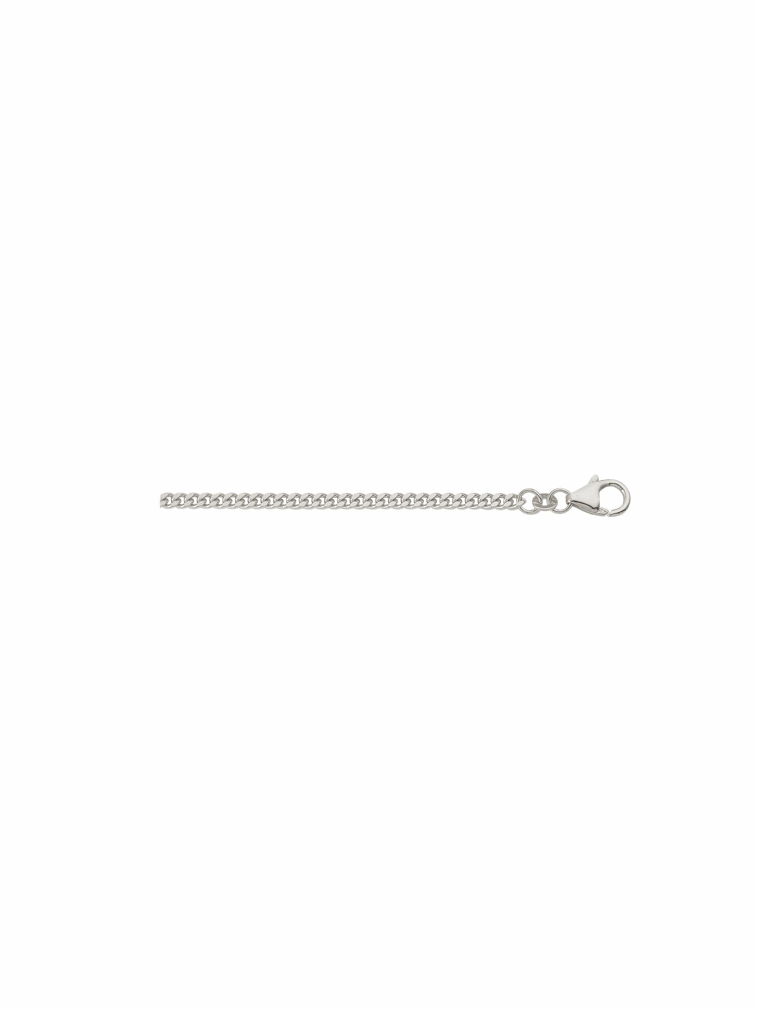 Adelia´s Silberkette »925 Silber Flach Panzer Halskette Ø 1 4 mm«  Silberschmuck für Damen