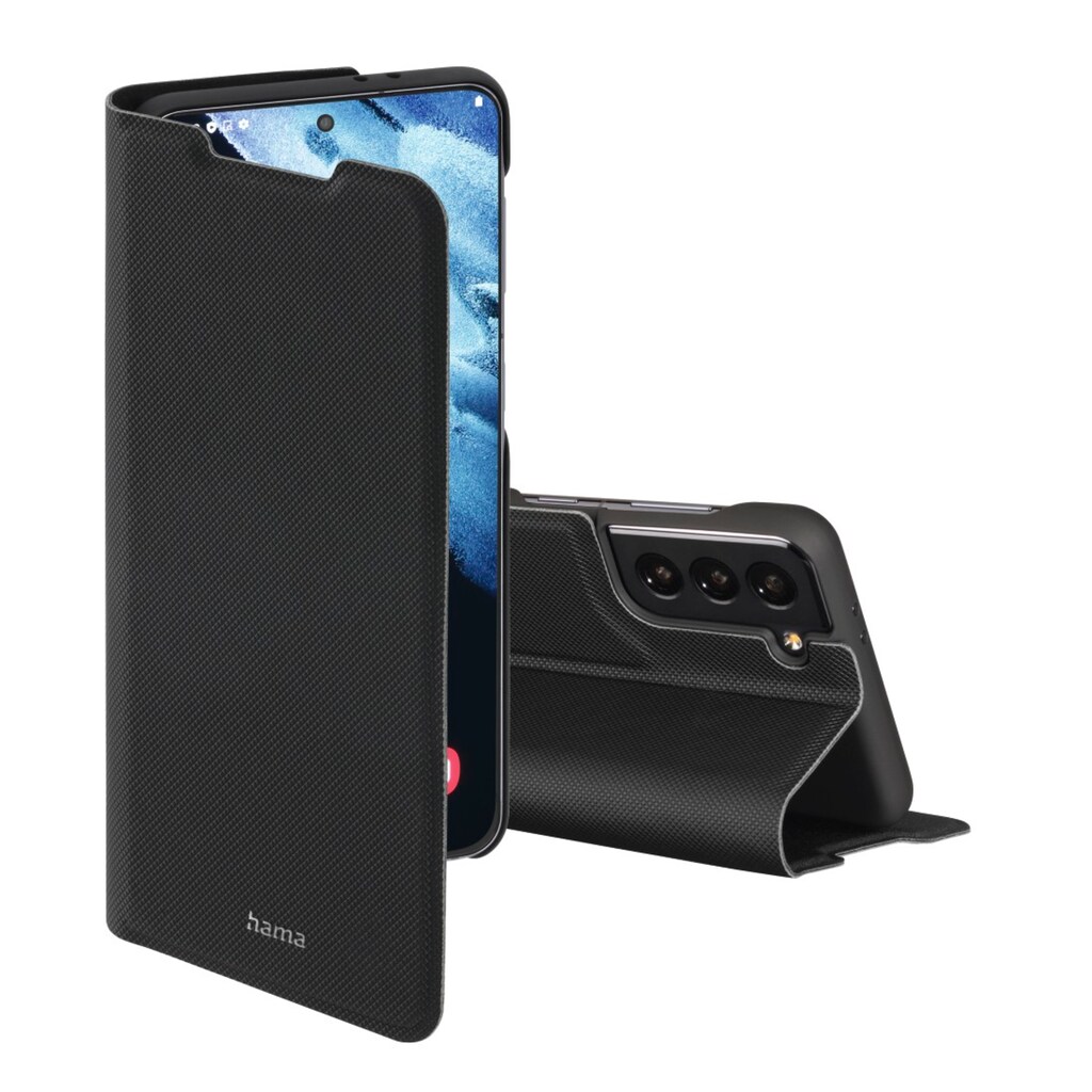 Hama Smartphone-Hülle »Booklet für Samsung Galaxy S21 (5G), schwarz, schlankes Design«, Samsung Galaxy S21 5G