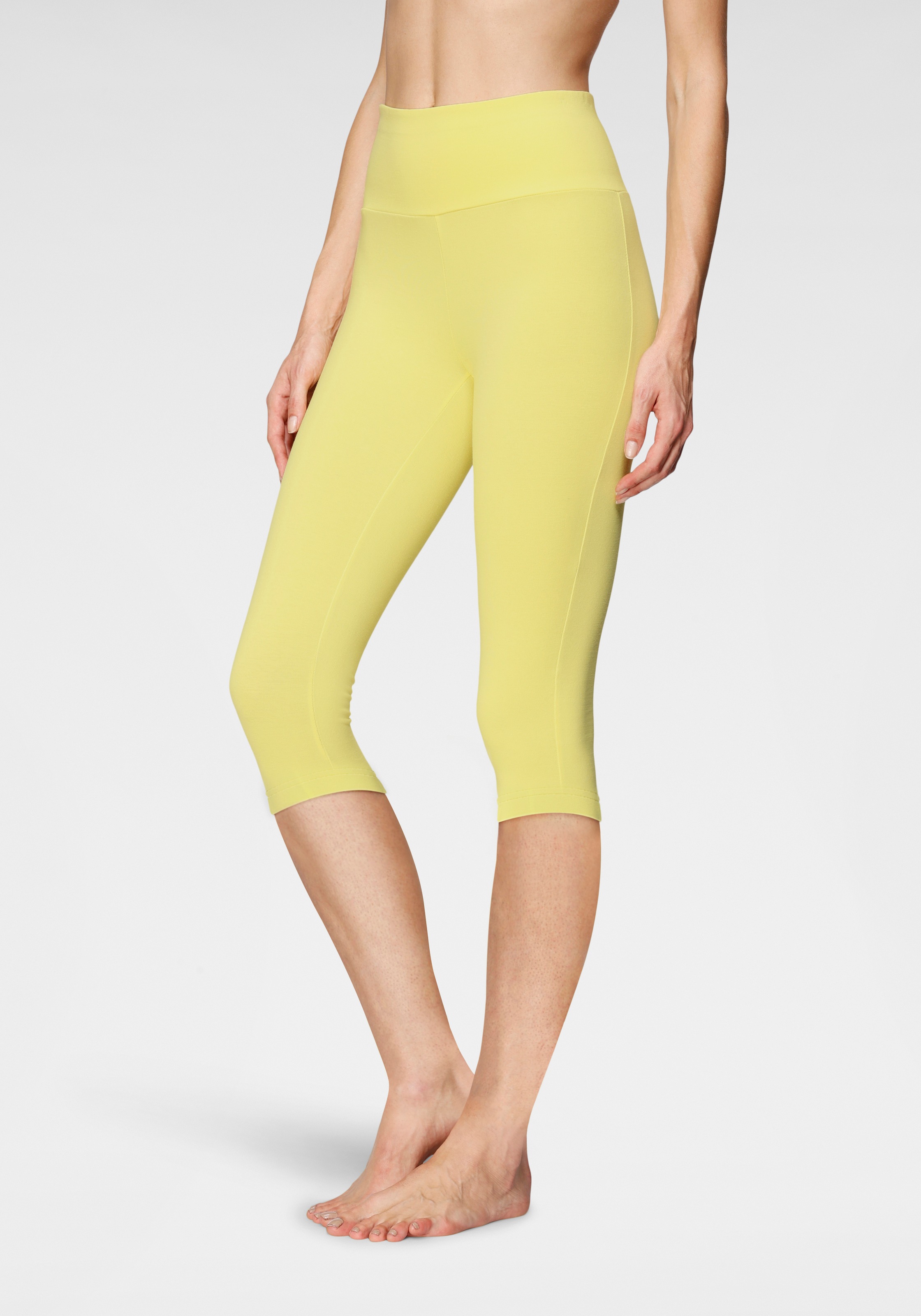 LASCANA Caprileggings, mit breitem, weichen Bündchen