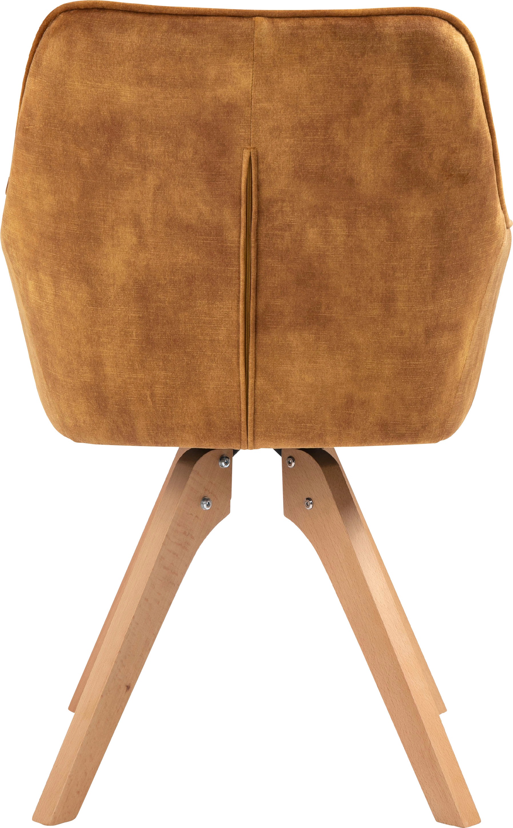 SalesFever Essgruppe »Stilvolle Sitzgruppe« 5-teiliges Set: Samtverlours-Stühle, 180° drehbar, Tischbreite 180 cm