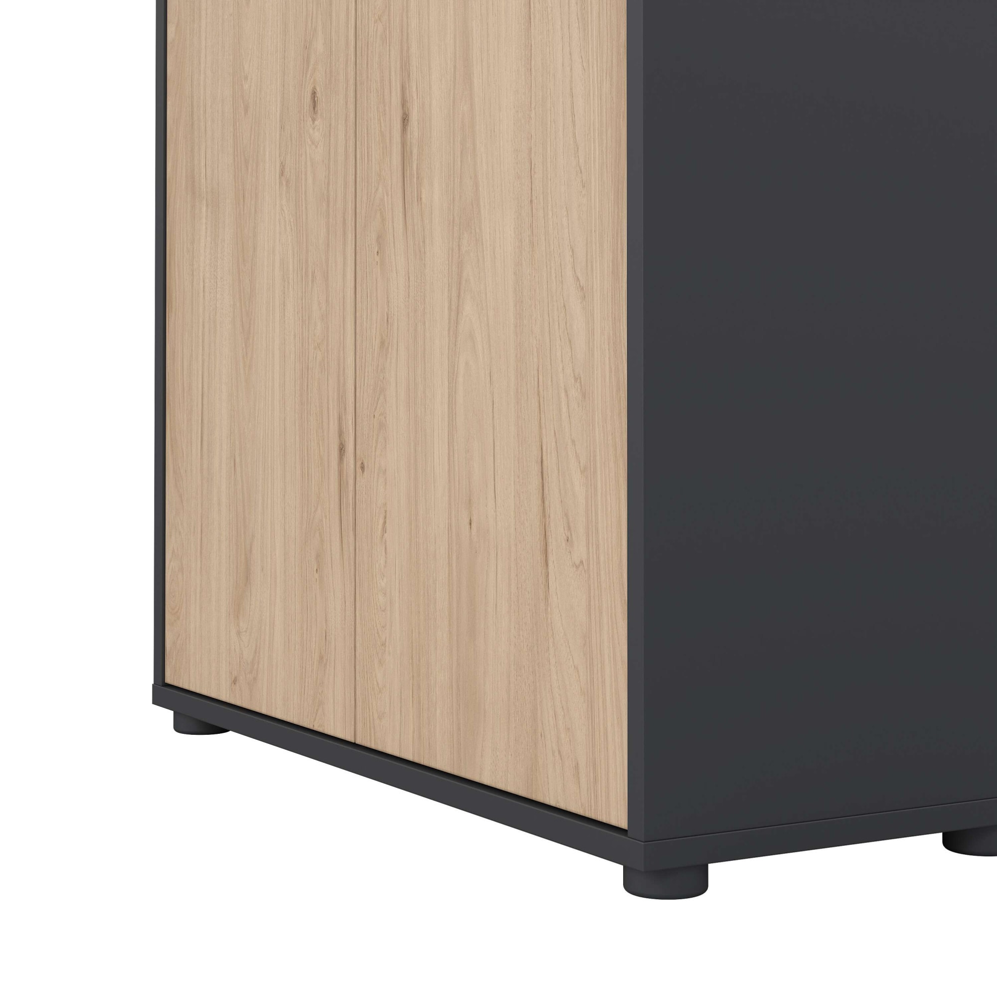 INOSIGN Bücherregal »Sign Ablageregal, Aktenregal, Bücherregal, Standregal, Wandregal,«, mit 2 Türen, 4 Einlegeböden, 2 Türen, Höhe 200 cm, Breite 80 cm