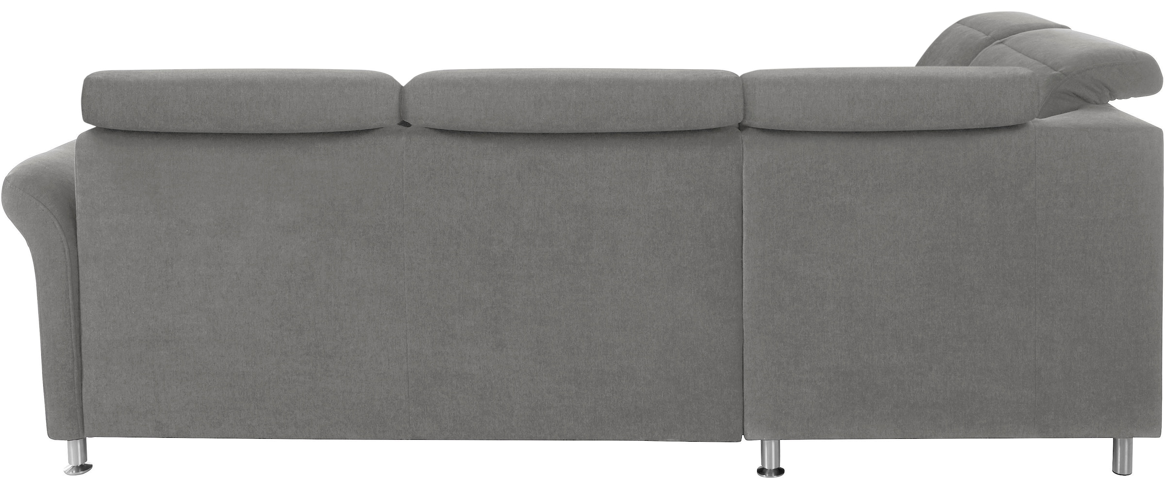 sit&more Ecksofa »Darwin L-Form«, inklusive Federkern, wahlweise mit Kopfteilverstellung, Bettfunktion