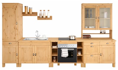 Home affaire Küchenzeile »Oslo«, ohne E-Geräte, Breite 350 cm, 35 mm starke... kaufen