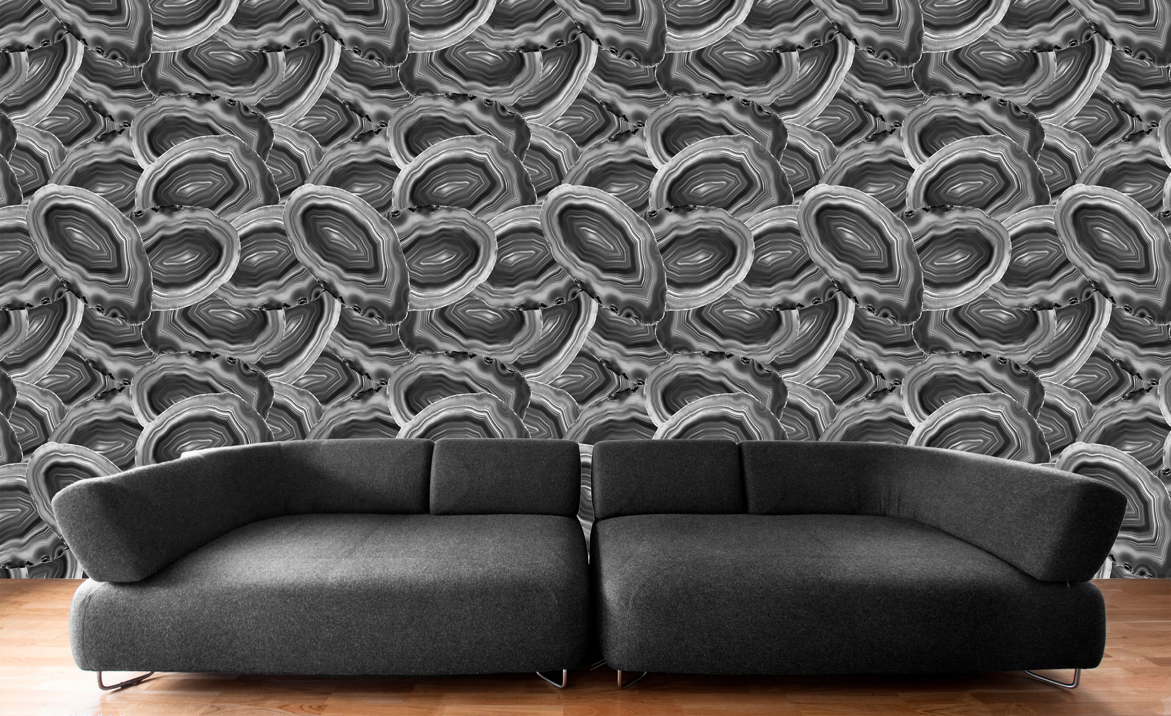 queence Vinyltapete »Ulli«, bedruckt-clean-unifarben-minimalistisch-Abriebeffekte-Steinoptik, 90x250cm, selbstklebend, kinderleichte Anbringung, Sticker