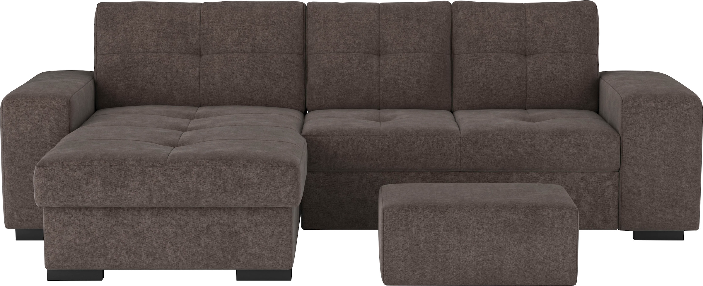 COTTA Ecksofa »Mattina L-Form«, mit Hocker, wahlweise mit Bettfunktion & Be günstig online kaufen