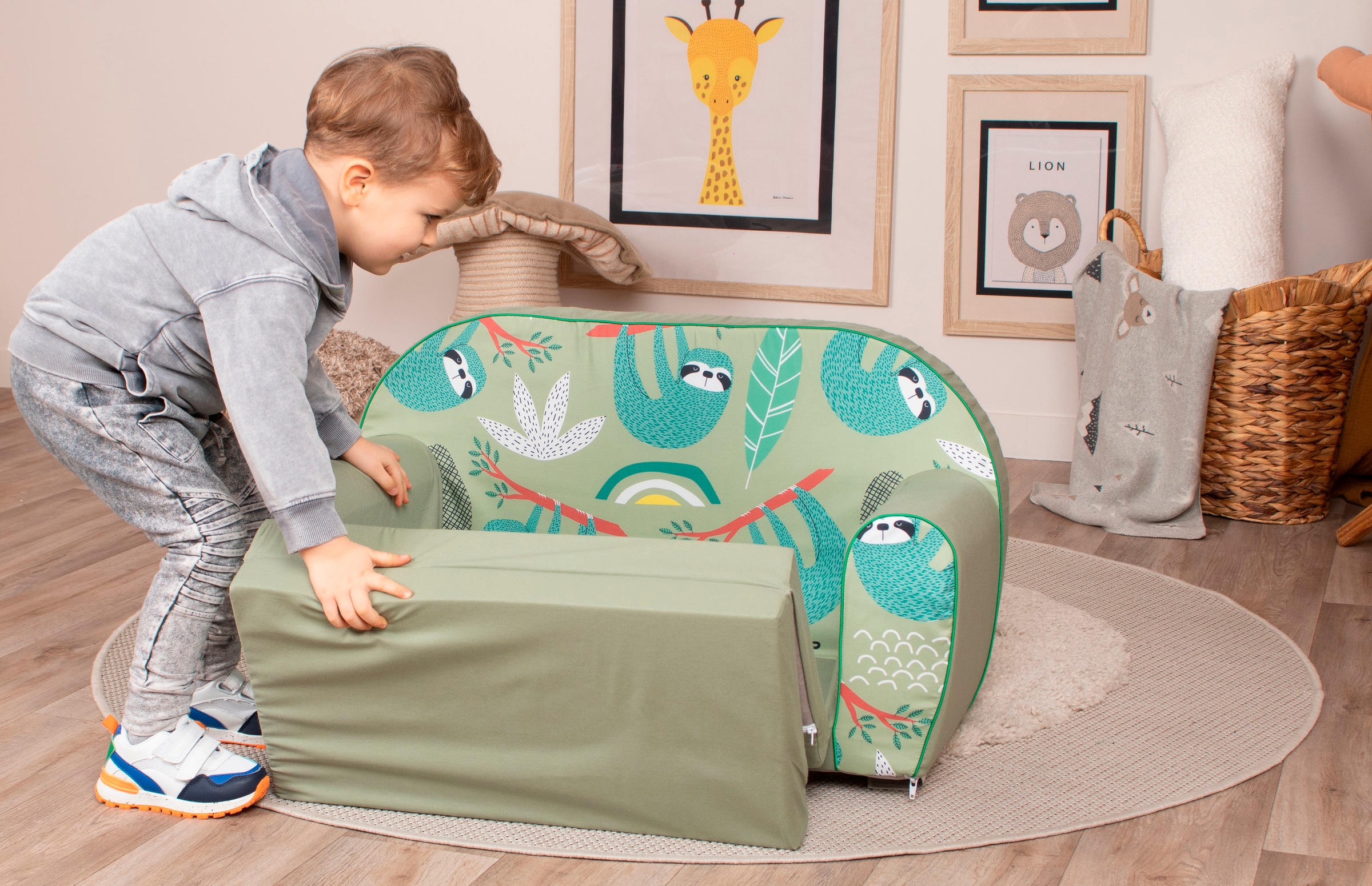 Knorrtoys® Sofa »Faultier«, für Kinder; Made in Europe