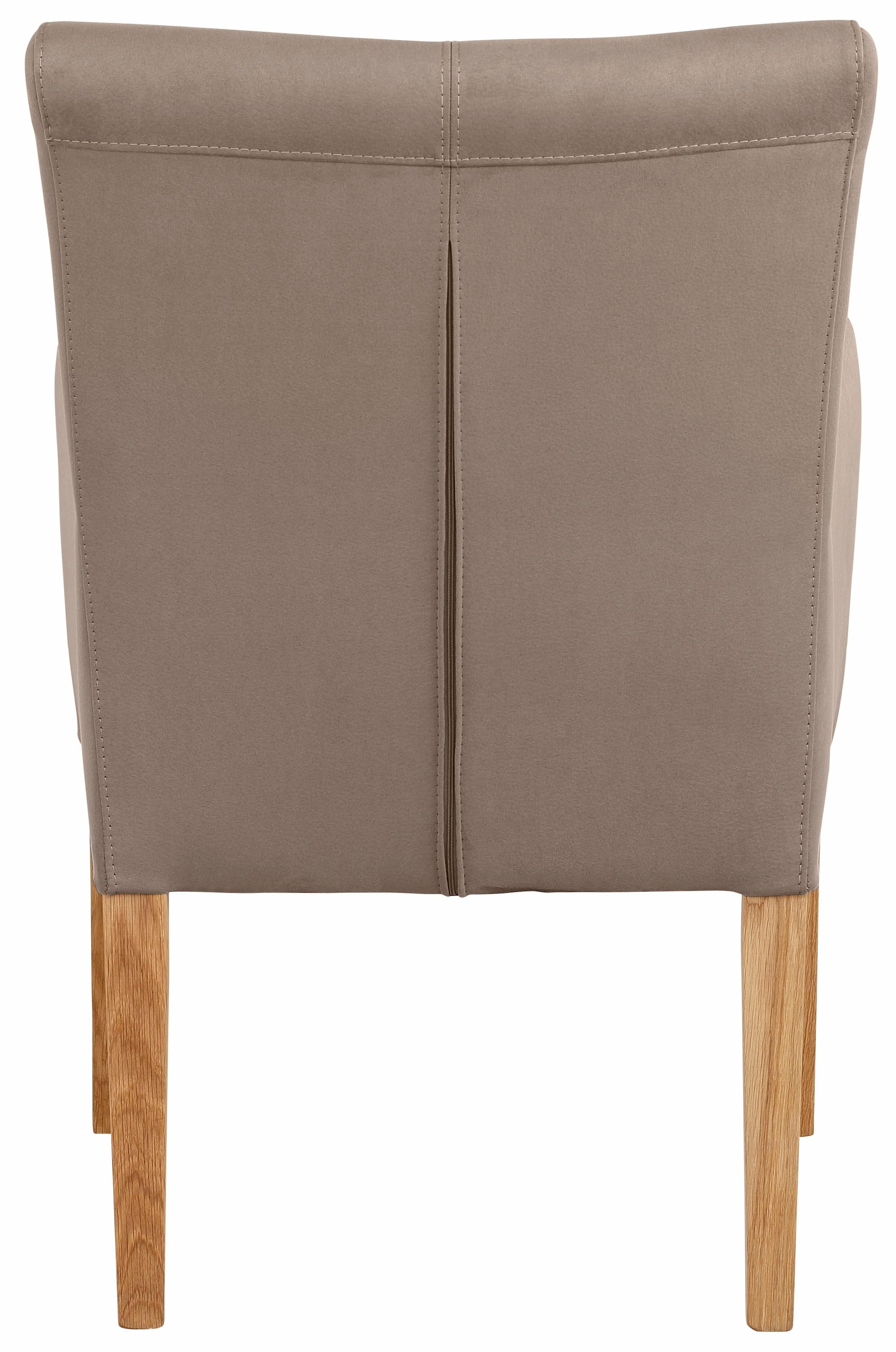 Home affaire Armlehnstuhl »King BESTSELLER!«, Luxus-Microfaser, Esszimmerstuhl mit bequemer Polsterung, Esszimmersessel mit Armlehnen