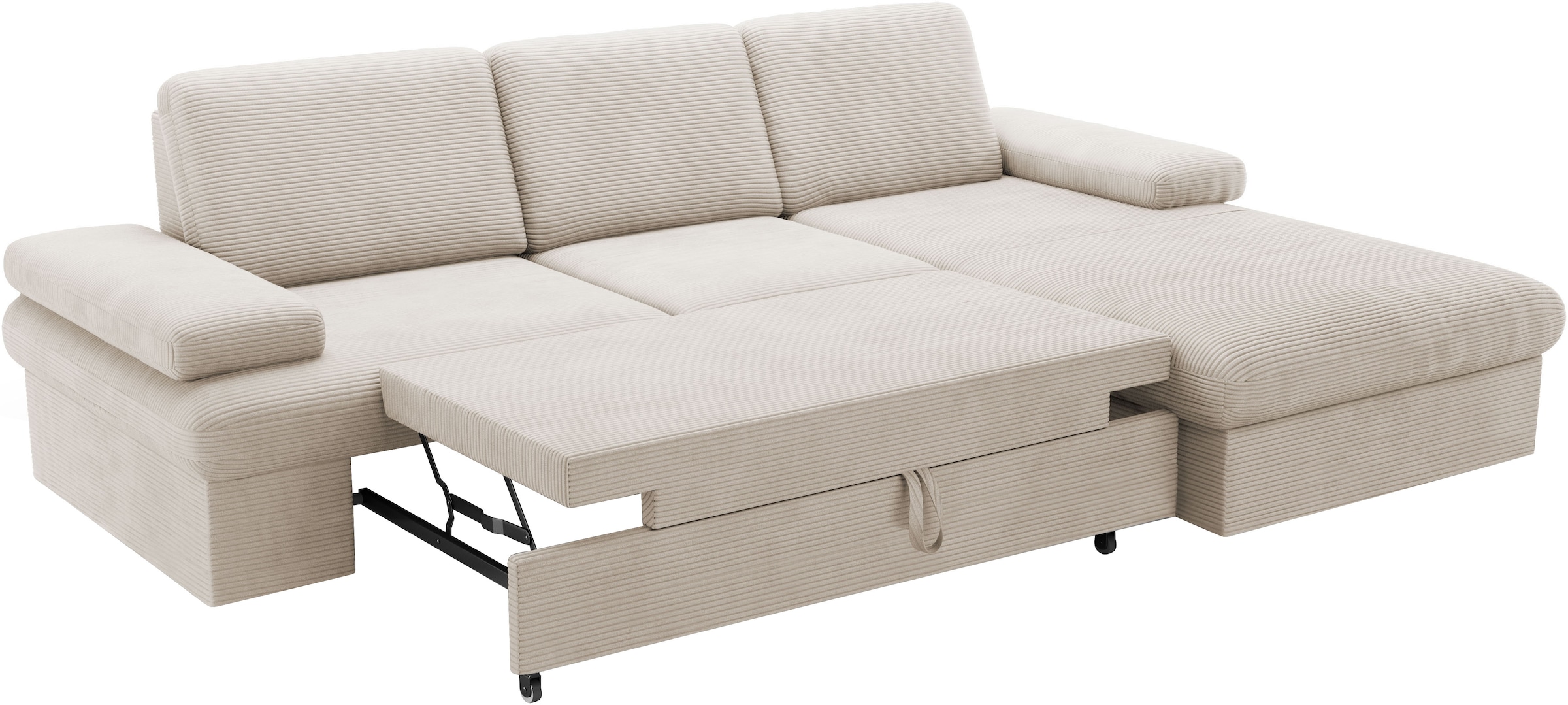 sit&more Ecksofa »Moreno«, mit Armteilverstellung,wahlweise mit Bettfunktion
