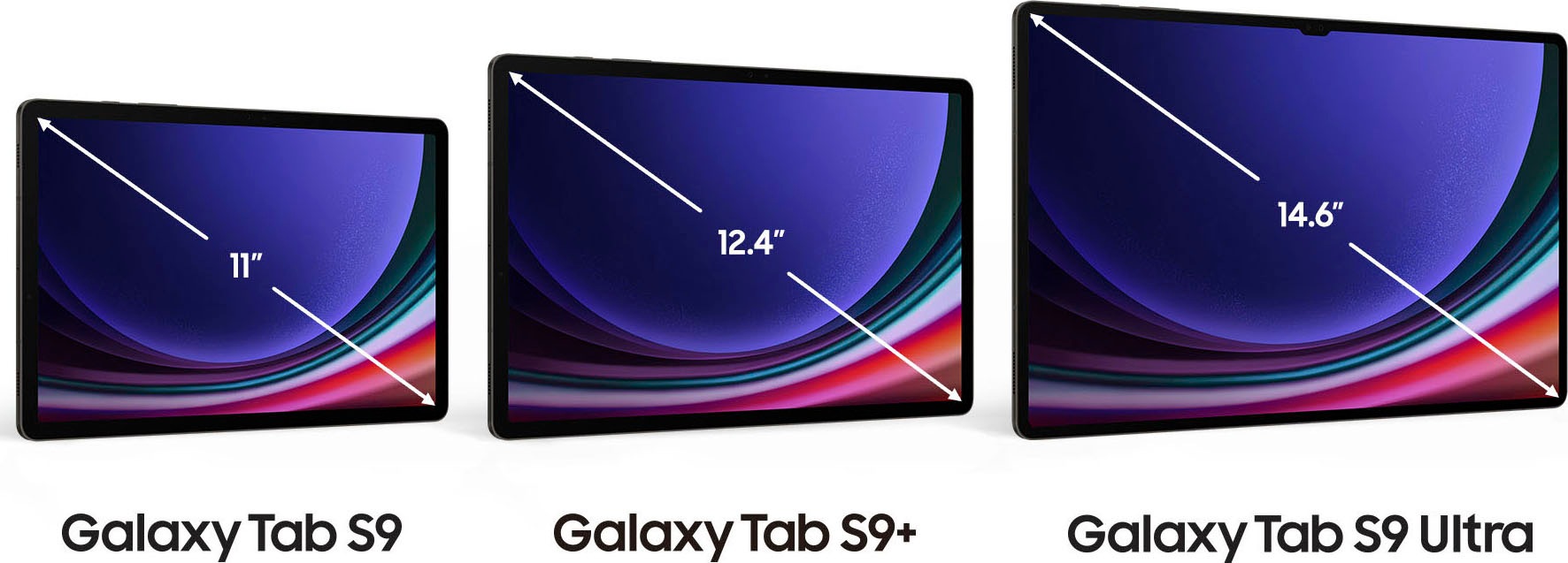 Samsung Tablet »Galaxy Tab S9+ 5G«, (Android AI-Funktionen)