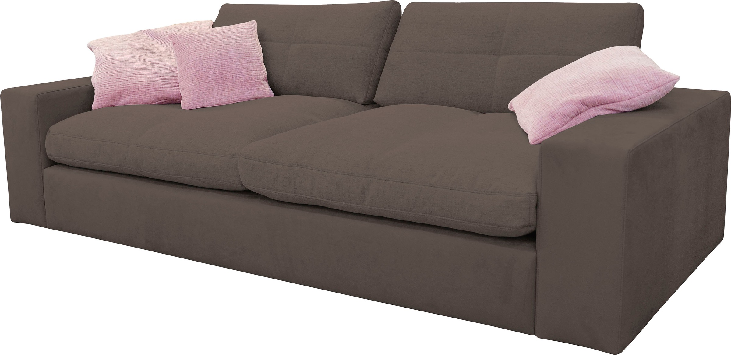 alina Big-Sofa »Sandy«, in Cord, mit losen Sitz und Rückenkissen