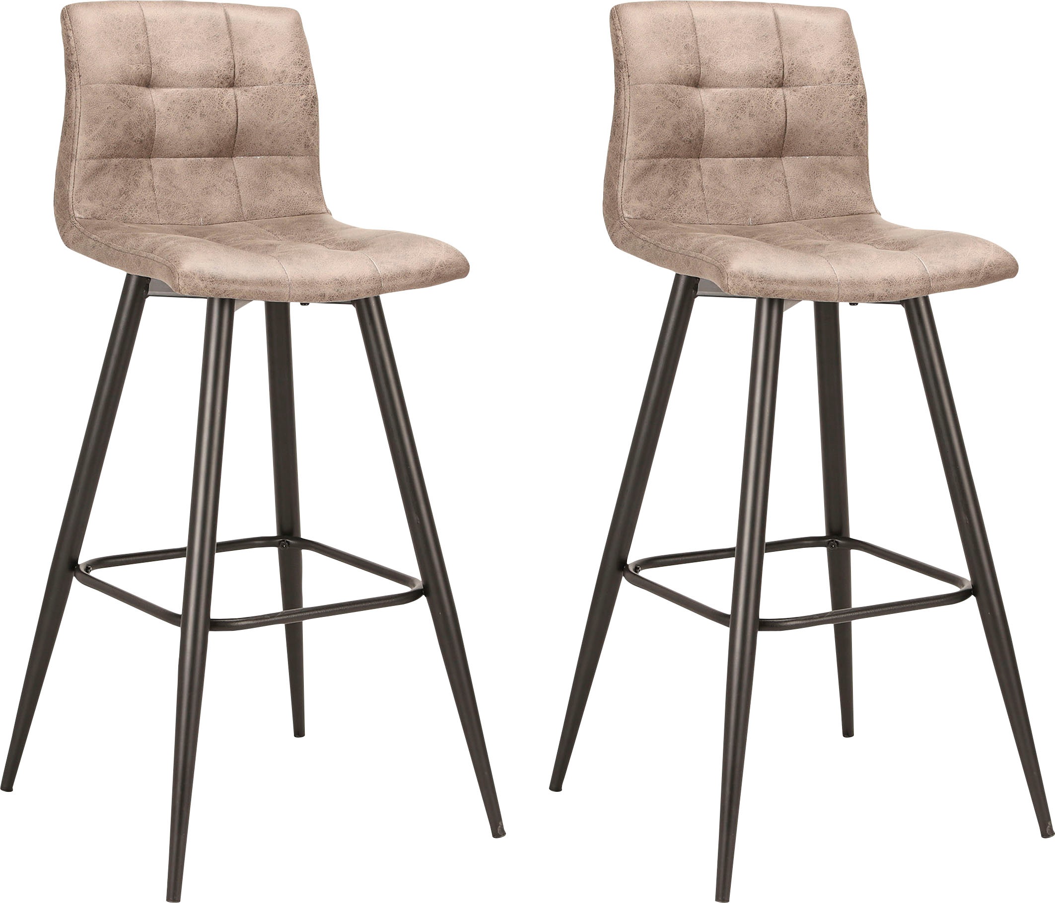 byLIVING Bargruppe »Essgruppe Nele, Stühle Simone« Set, Tisch mit Barhocker günstig online kaufen