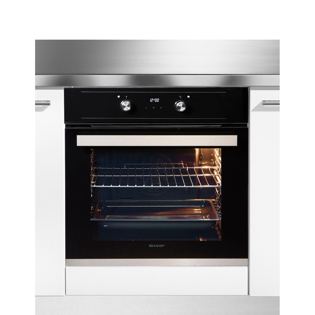 Sharp Einbaubackofen »K-60D19BM1-EU«, K-60D19BM1-EU