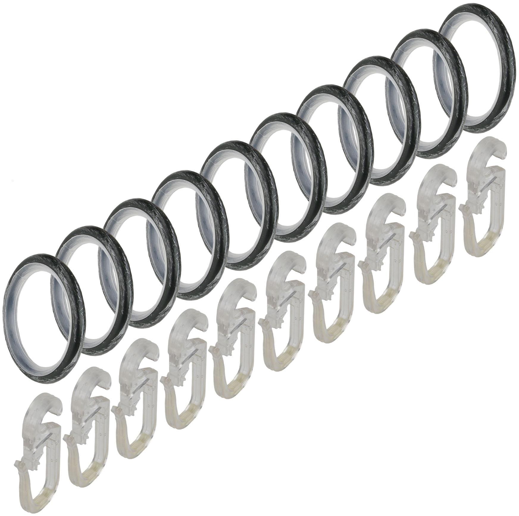Liedeco Gardinenstange »Esp Blatt«, 1 läufig-läufig, Fixmaß, 1-läufig im Fixmaß Ø 16 mm