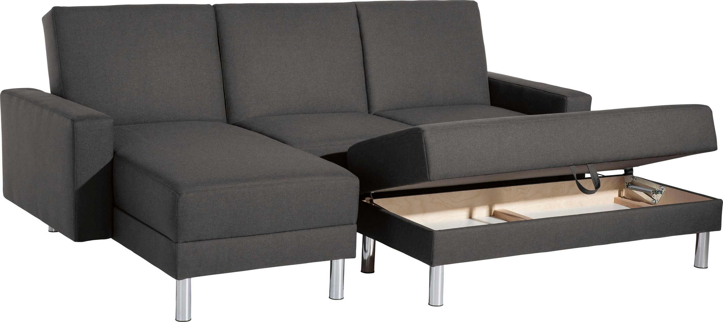 Max Winzer® Schlafsofa »Just Fresh«, mit Rückenverstellung, inklusive Stauraumhocker