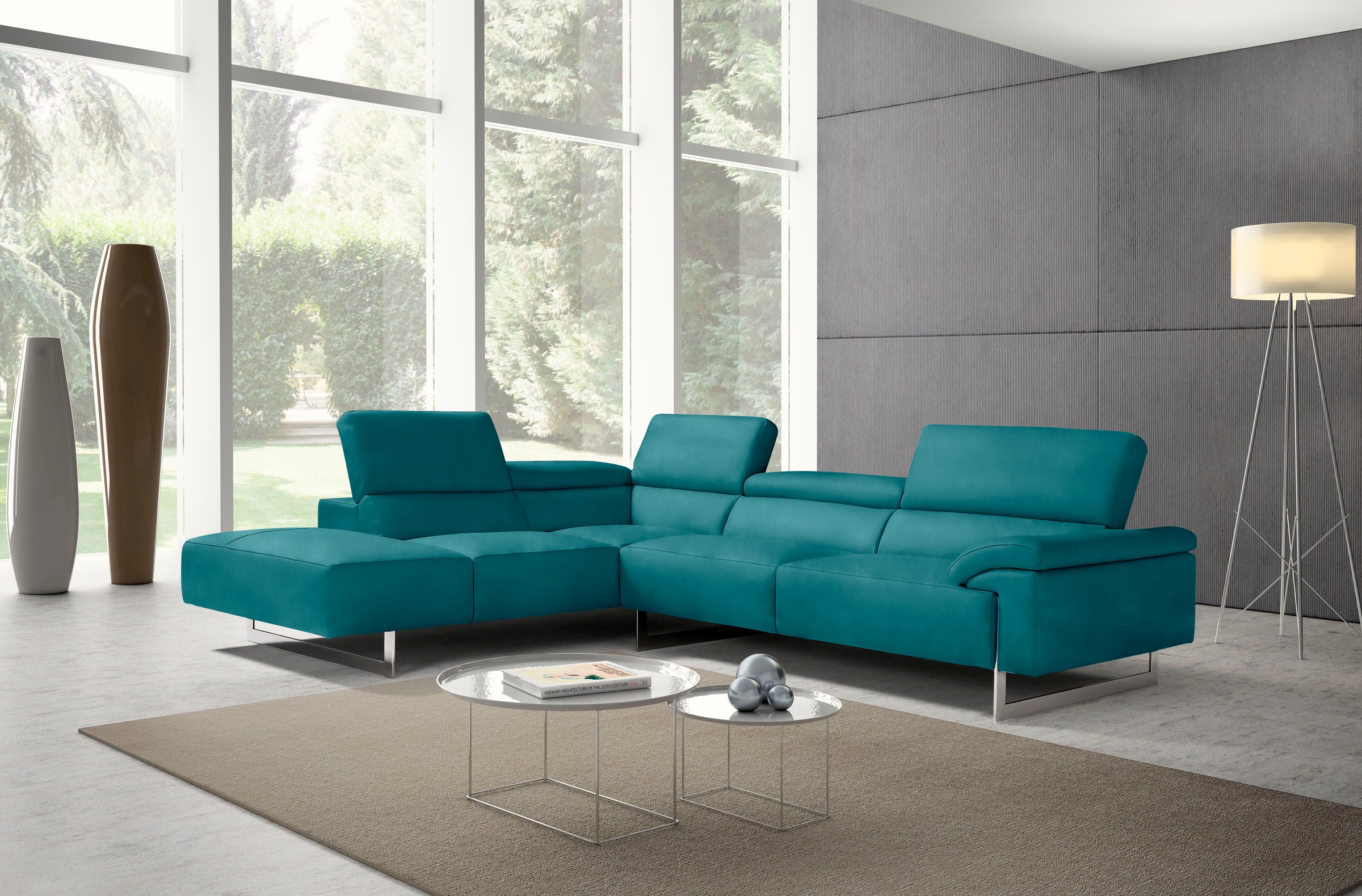 Egoitaliano Ecksofa "Malika, elegant und bequem, Designsofa, L-Form", mit O günstig online kaufen