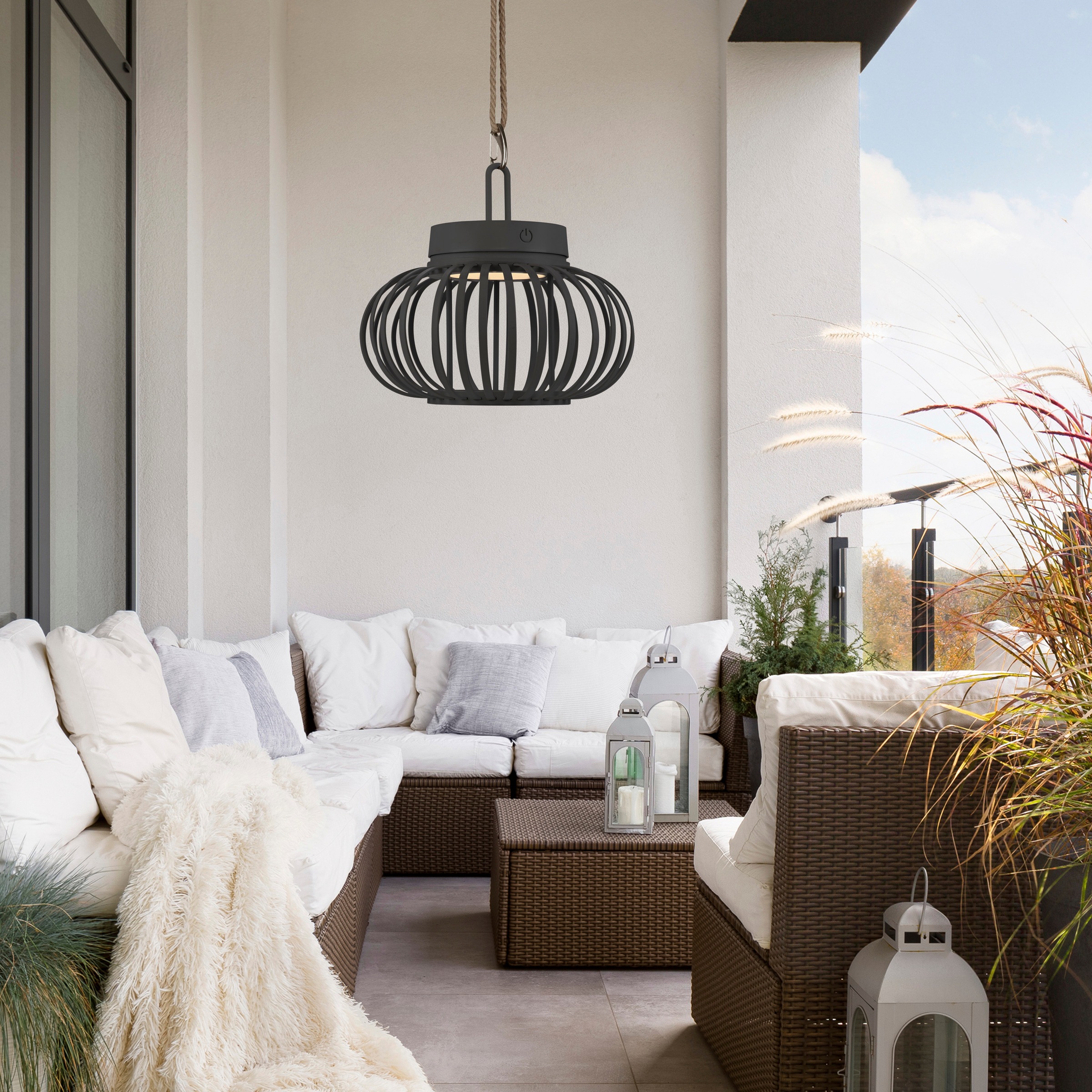 JUST LIGHT Pendelleuchte »AKUBA«, 1 flammig, Leuchtmittel LED-Modul   LED f günstig online kaufen