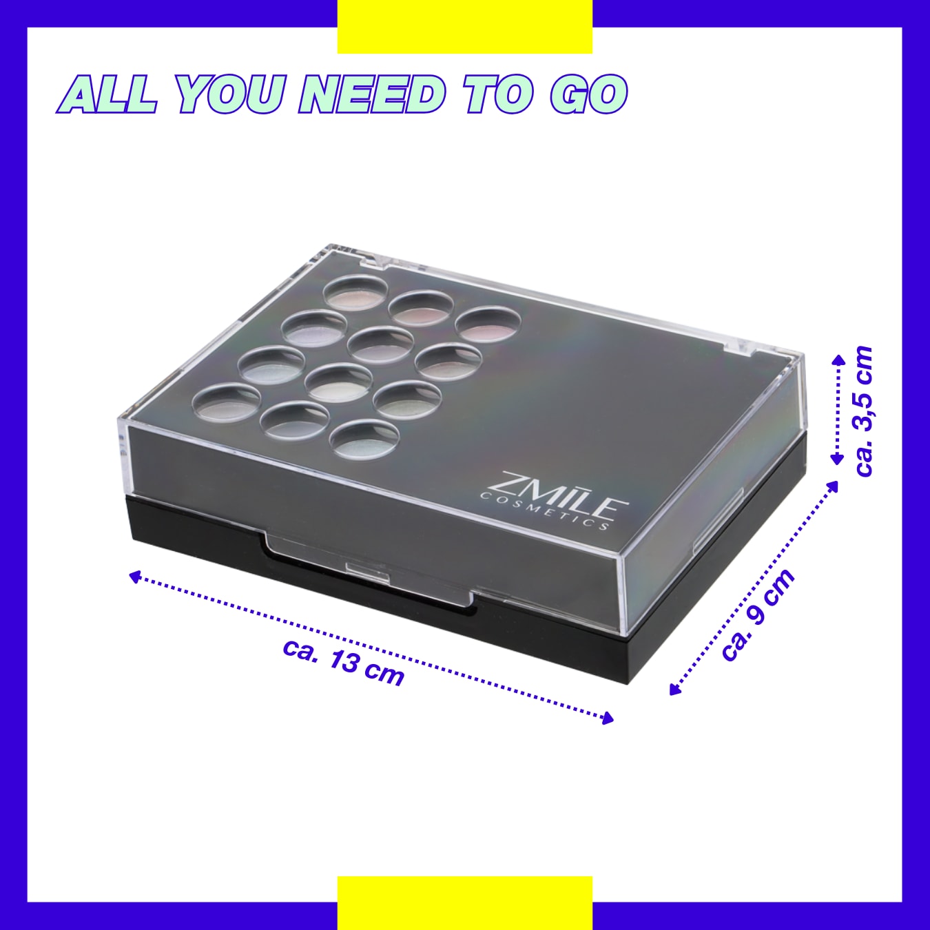 ZMILE COSMETICS Kosmetik-Set »Make-up Set 'All You Need To Go'«, (Packung, 45 tlg.), vegane Kosmetik