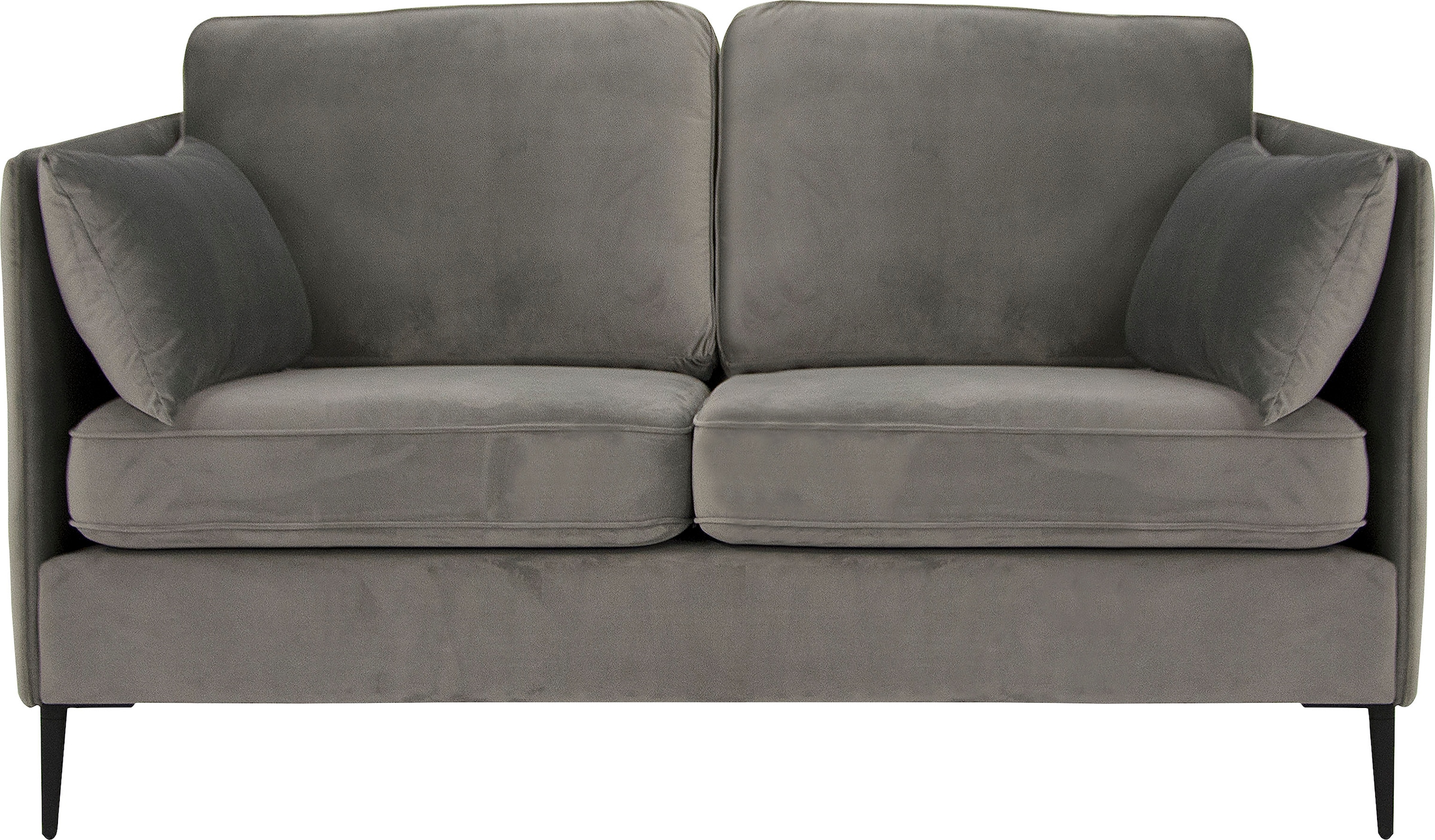 Home affaire 2-Sitzer »Light« inklusive loser Zierkissen, mit schmalen Arml günstig online kaufen