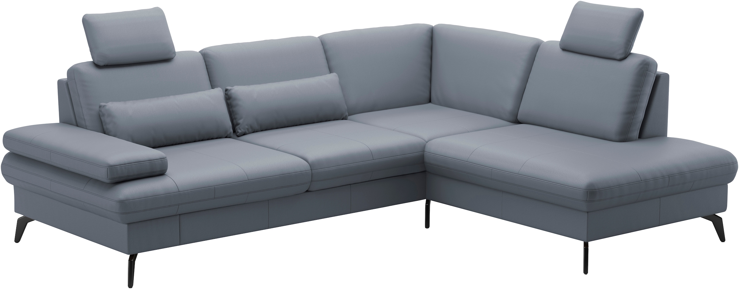 sit&more Ecksofa »Morris L-Form, inkl. Sitztiefenverstellung«, wahlweise mit Armteilverstellung, Bettfunktion & Bettkasten