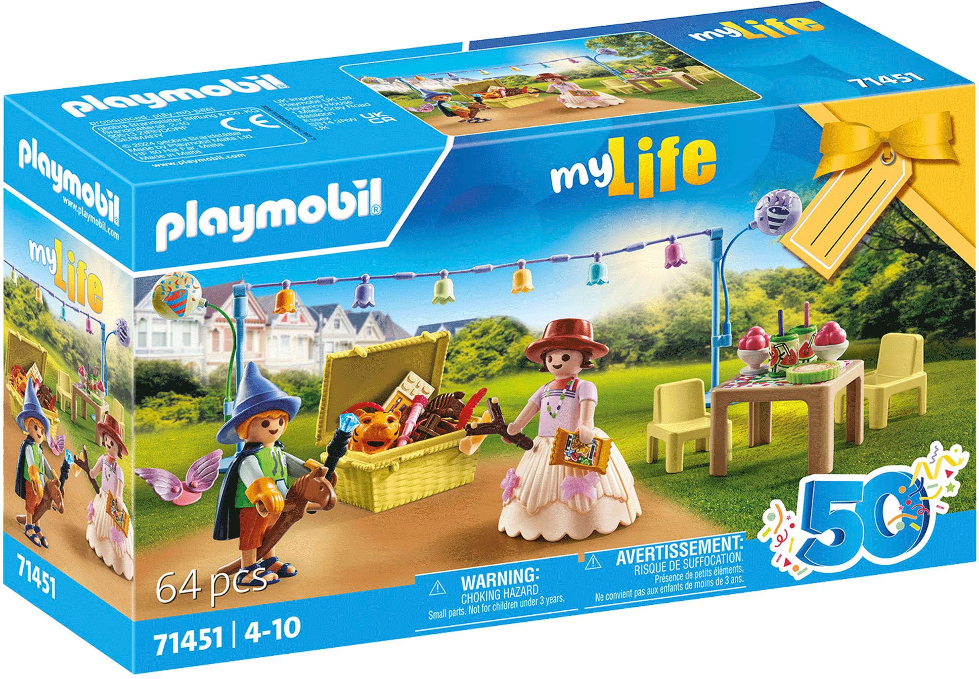 Playmobil® Konstruktions-Spielset »Kostümparty (71451), City Life«, (64 St.), Made in Europe