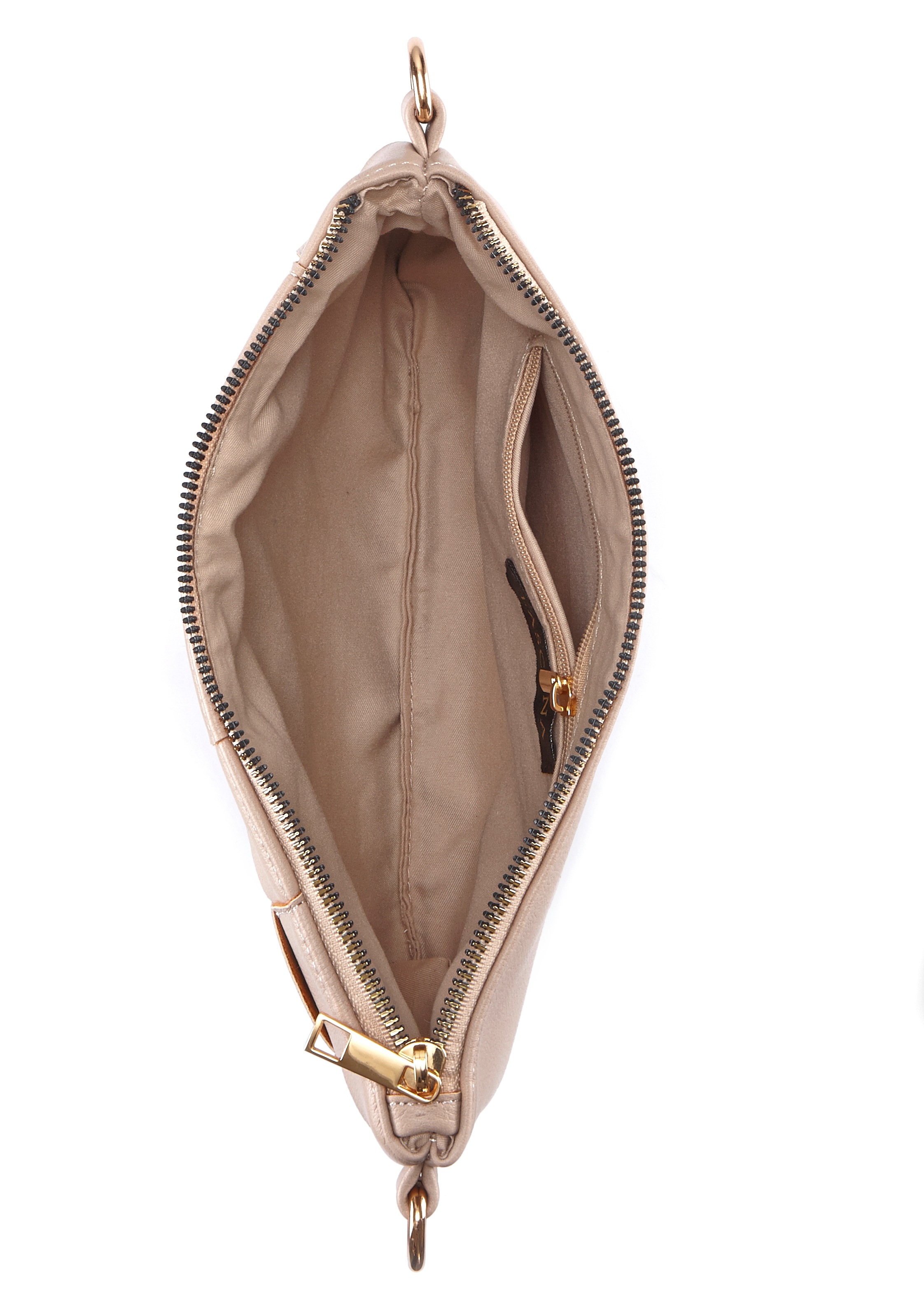 LASCANA Umhängetasche, kleine Tasche, Minibag in Flechtoptik und mit farbigem Band VEGAN