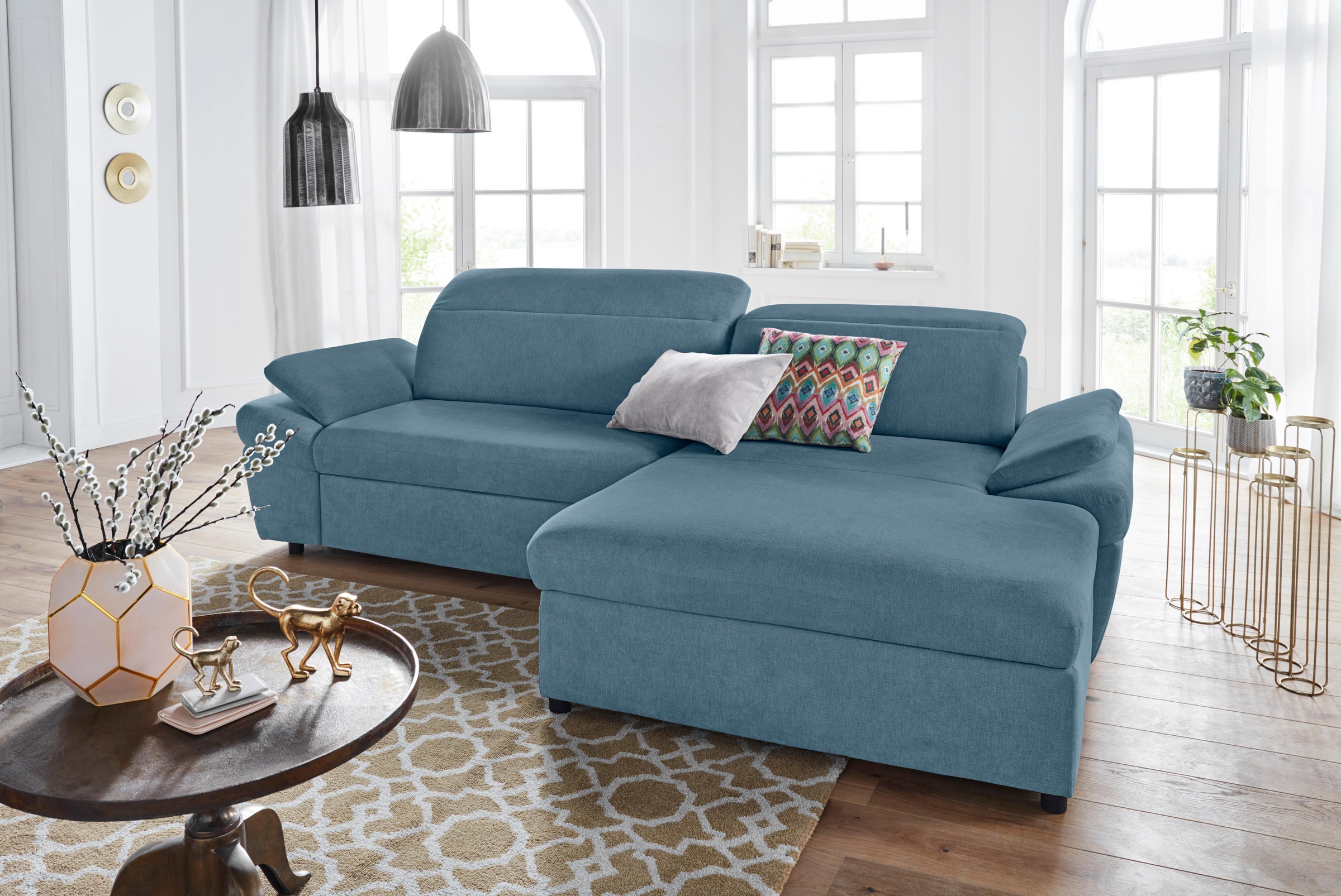 exxpo - sofa fashion Ecksofa »Kyoto, inkl. Kopfteil- und Armteilverstellung günstig online kaufen
