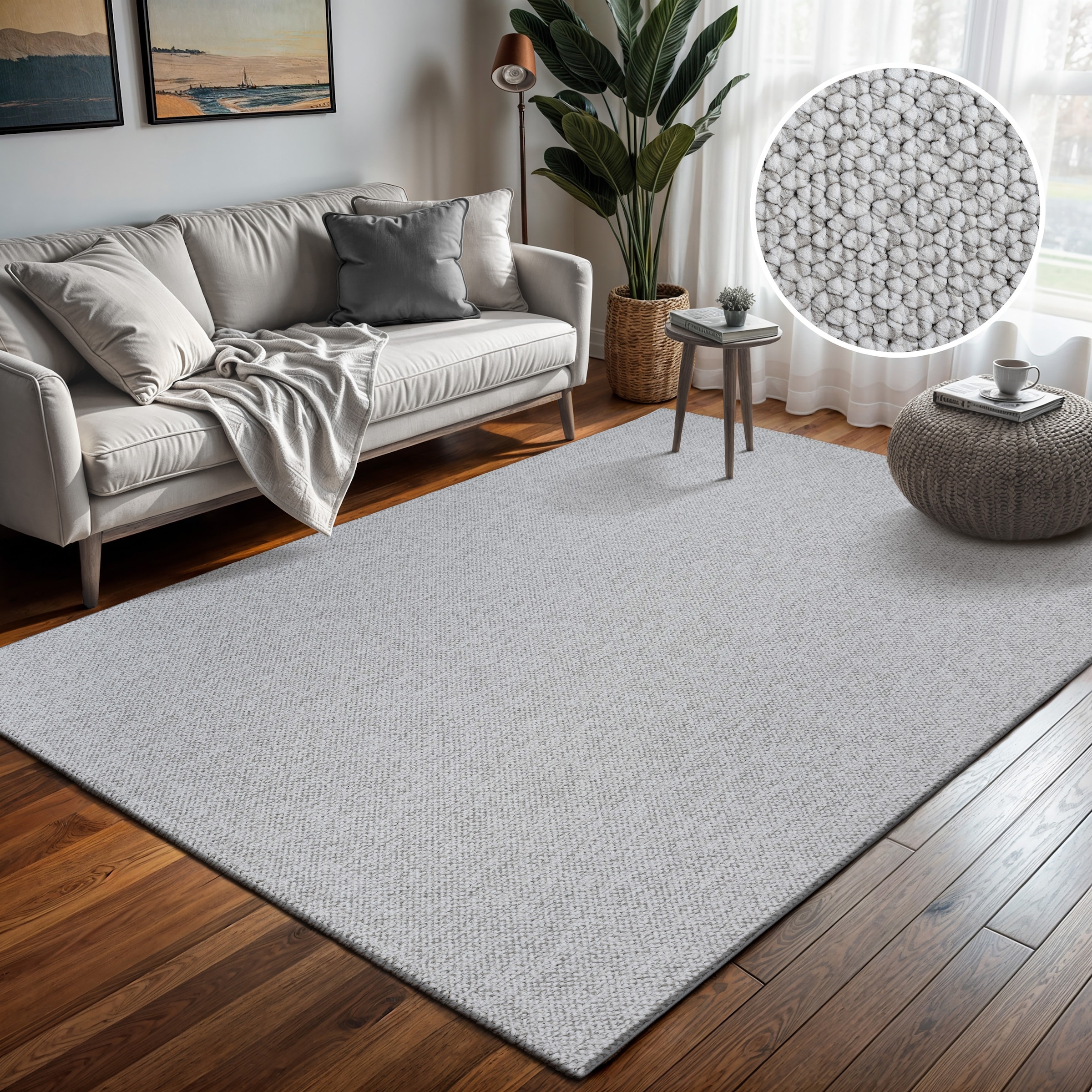 Sanat Teppich "Lora Plus, auch als Läufer" rechteckig 5 mm Höhe Kurzflor, u günstig online kaufen