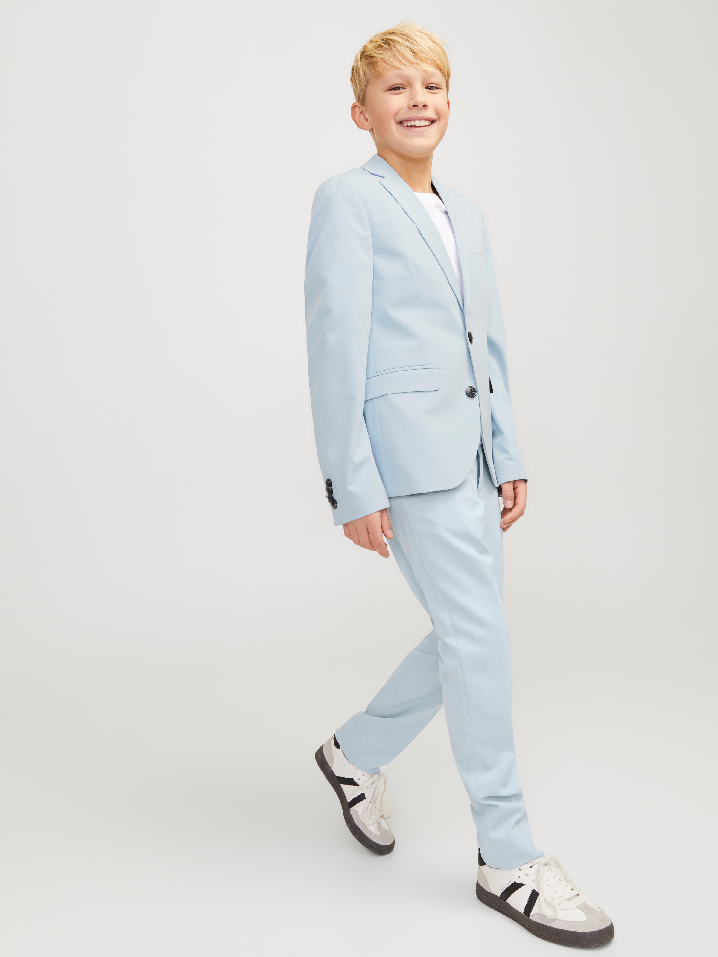 Jack & Jones Junior Anzughose »JPRSOLAR elastisch, pflegeleicht, komfortabel«  unifarben, modisch, slim fit, Web