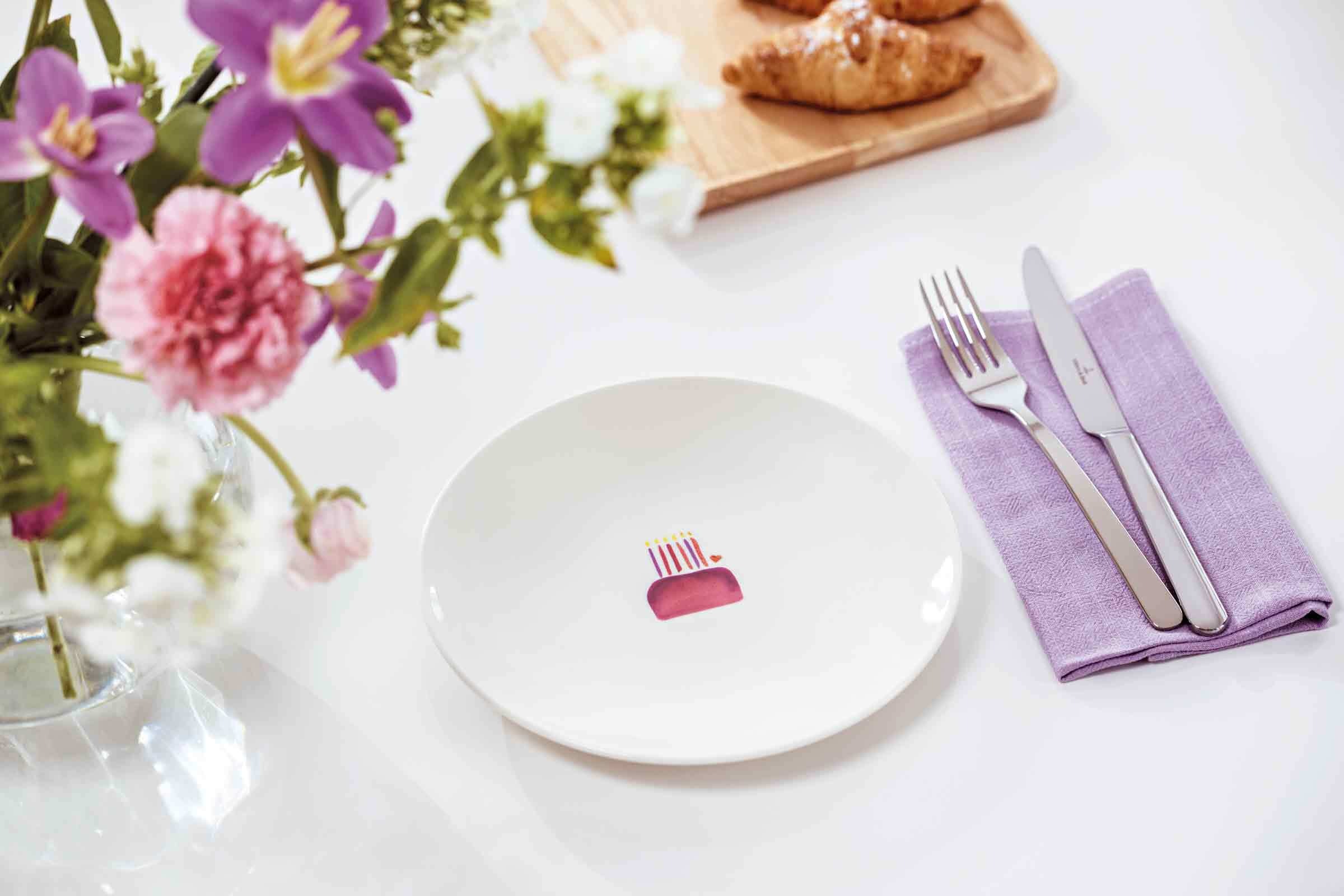 Villeroy & Boch Frühstücksteller »Frühstücksteller Happy Birthday With Love günstig online kaufen