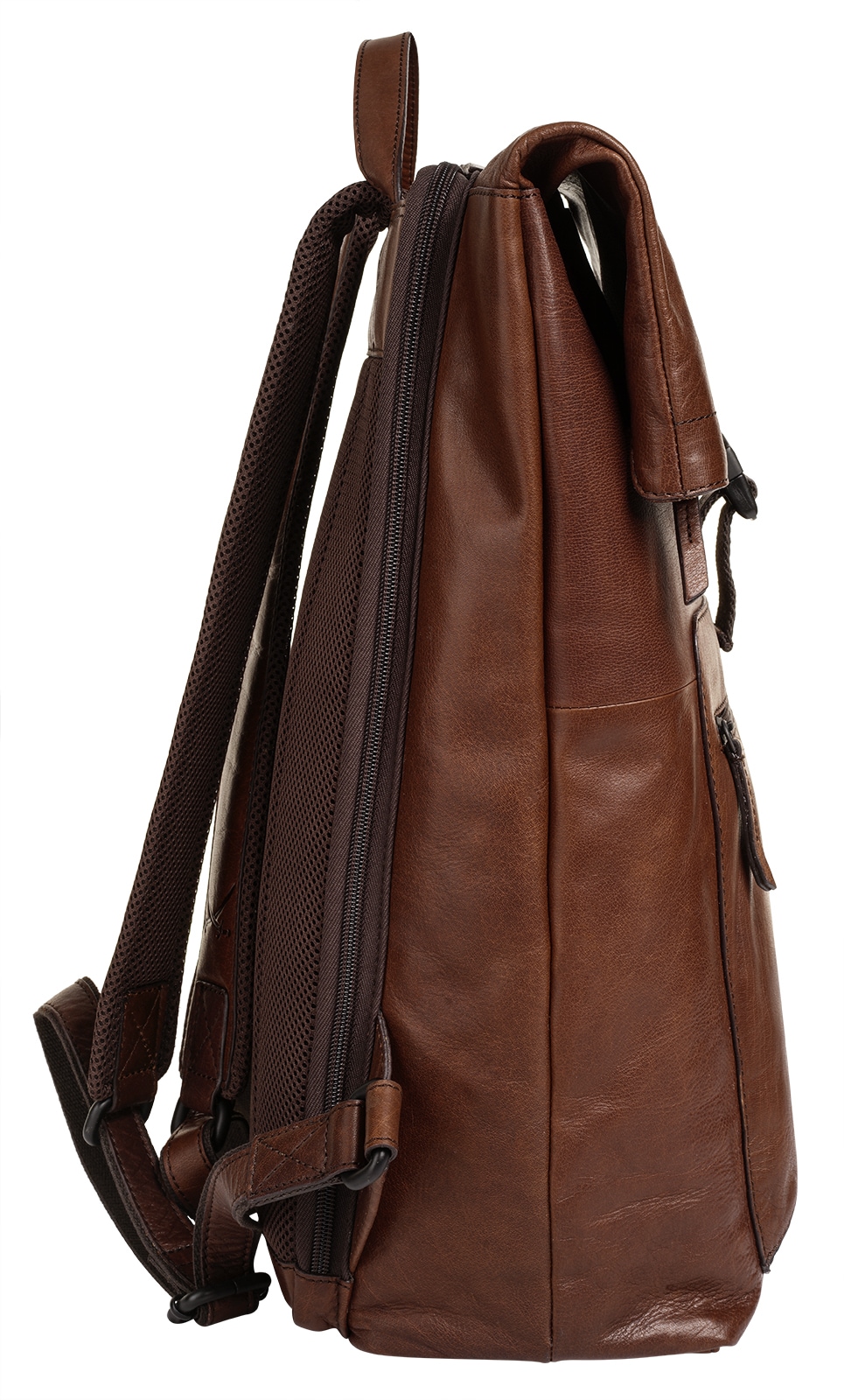 Sansibar Laptoprucksack, echt Leder