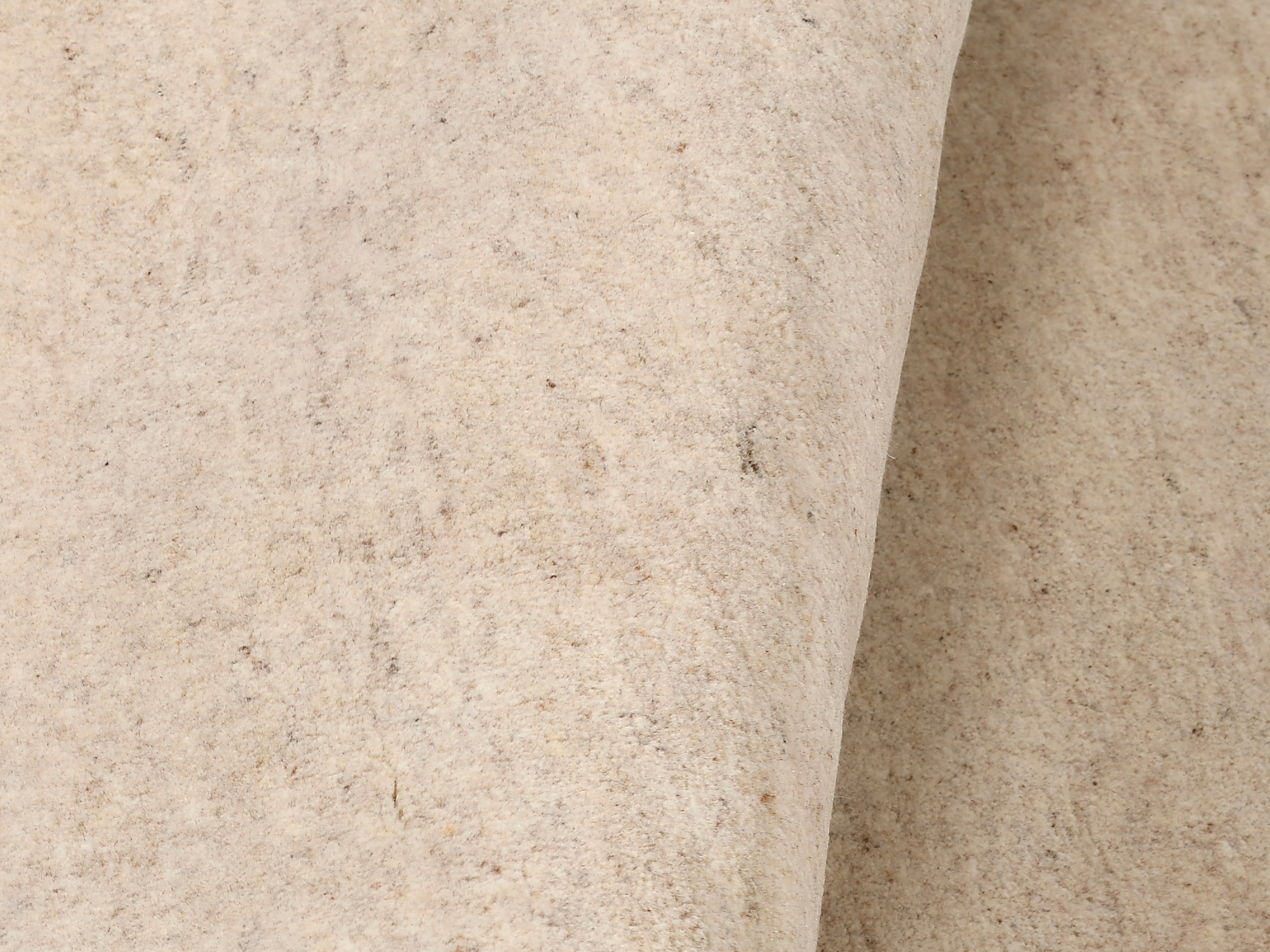 OCI DIE TEPPICHMARKE Wollteppich »ESEMPIO UNI MELANGE«, rund, 18 mm Höhe, reine Wolle, handgeknüpft, hochwertig verarbeitet, natürlich warm